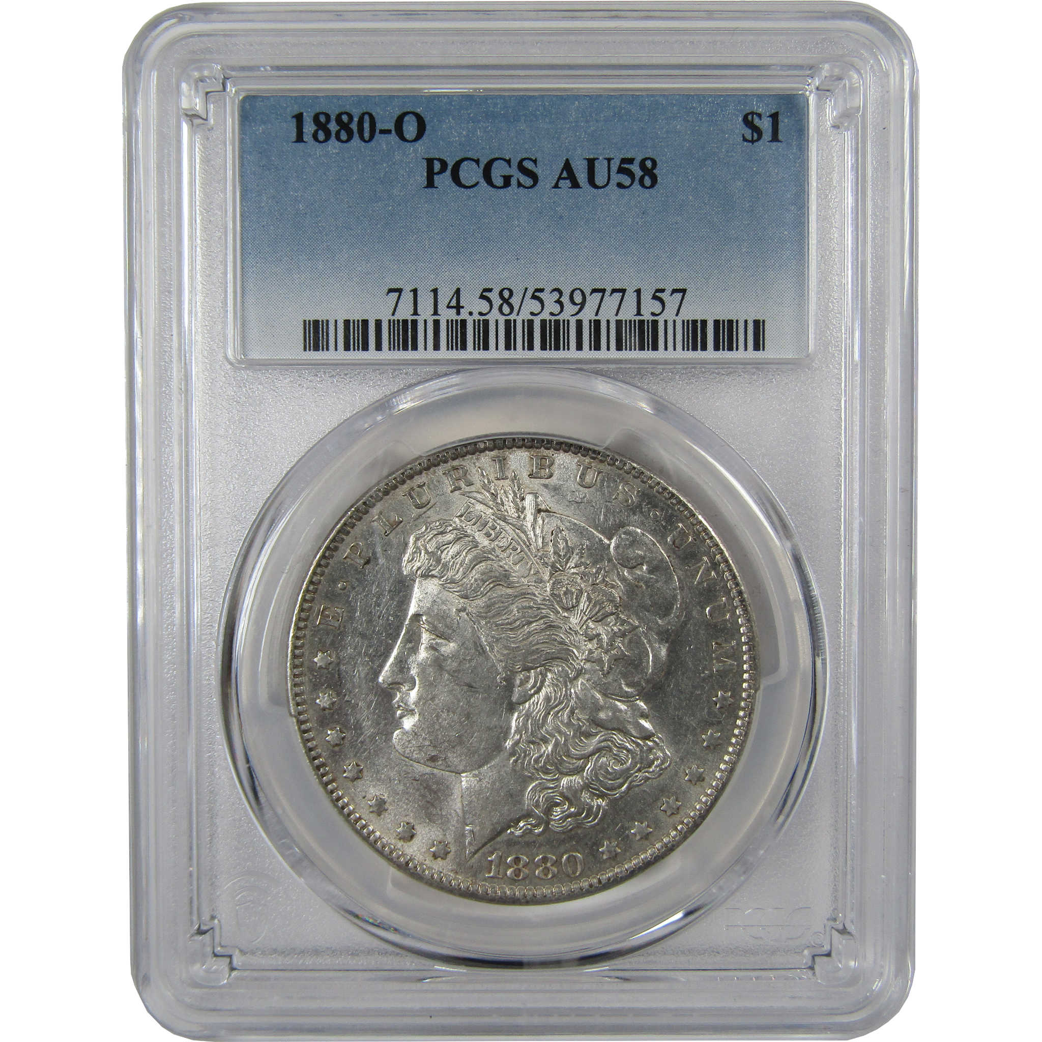 1880 O Morgan Dollar AU 58 PCGS Silver $1 Coin SKU:I23900 - Morgan coin - Morgan silver dollar - Morgan silver dollar for sale - Profile Coins & Collectibles