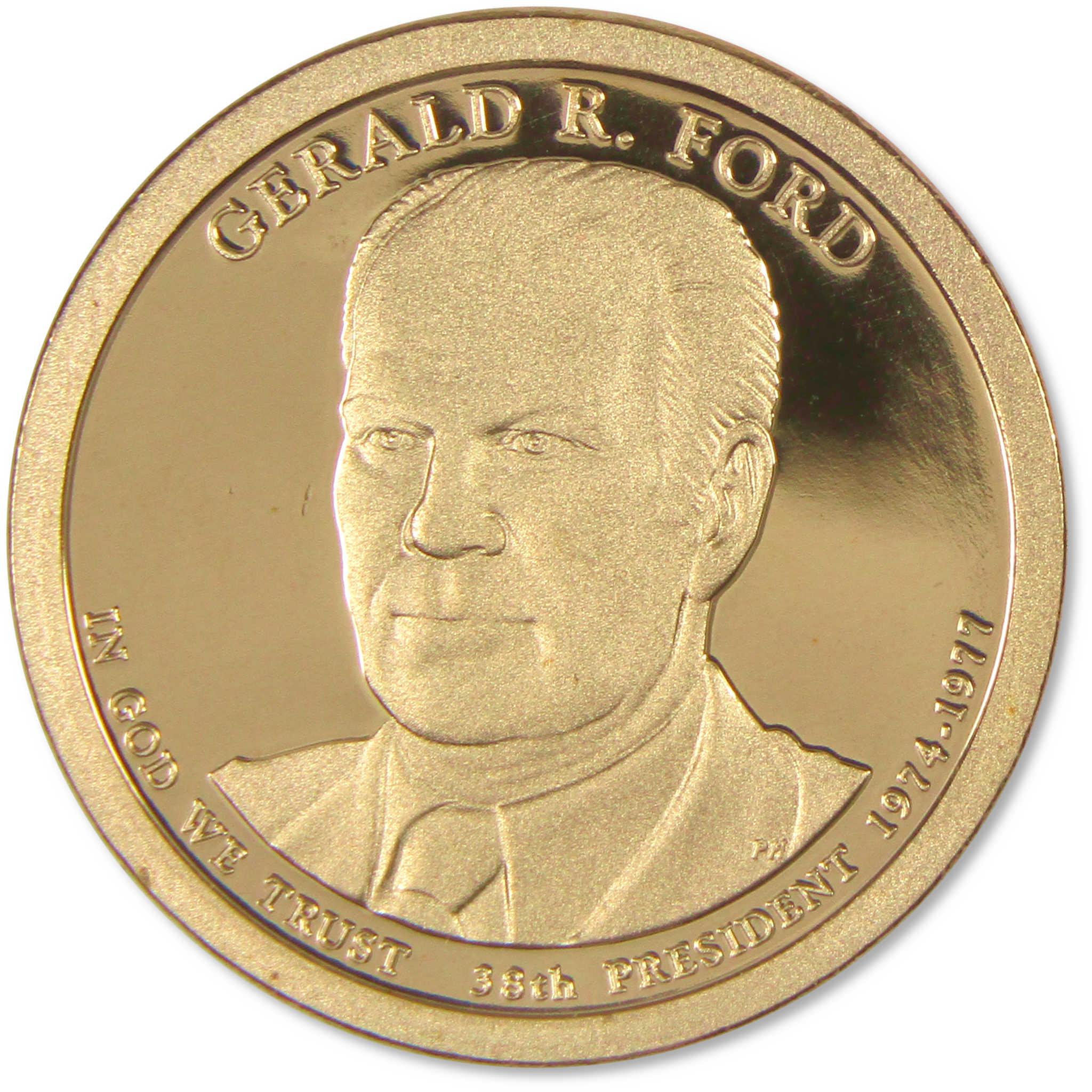 2016 S Gerald R. Ford Presidential Dollar Choice Proof $1 Coin