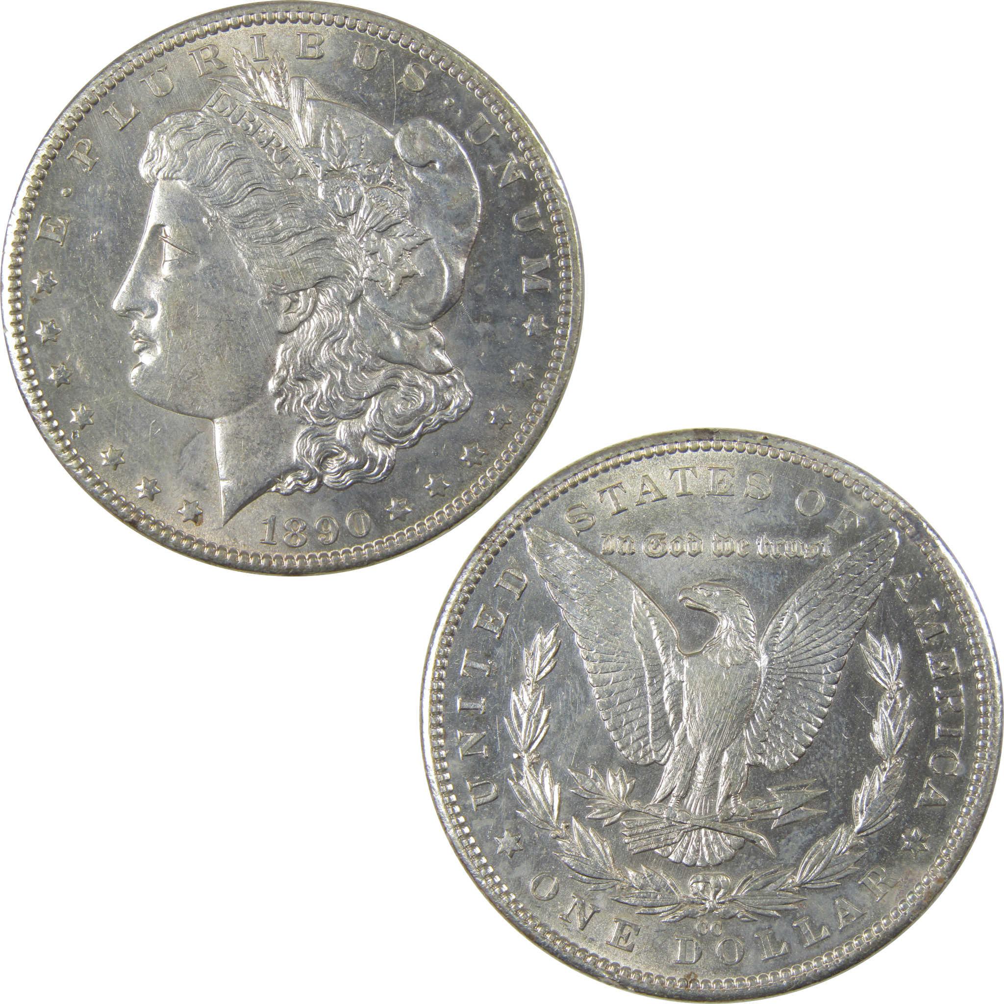 1890 CC Morgan Dollar Borderline Uncirculated Silver SKU:I17932 - Morgan coin - Morgan silver dollar - Morgan silver dollar for sale - Profile Coins & Collectibles