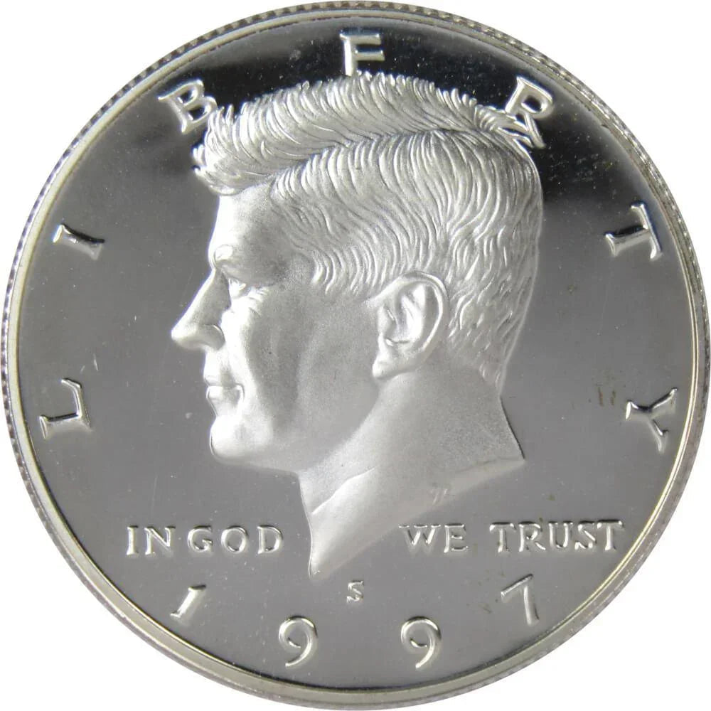 1997 S Kennedy Silver Half Dollar Proof 50c Coin Collectible