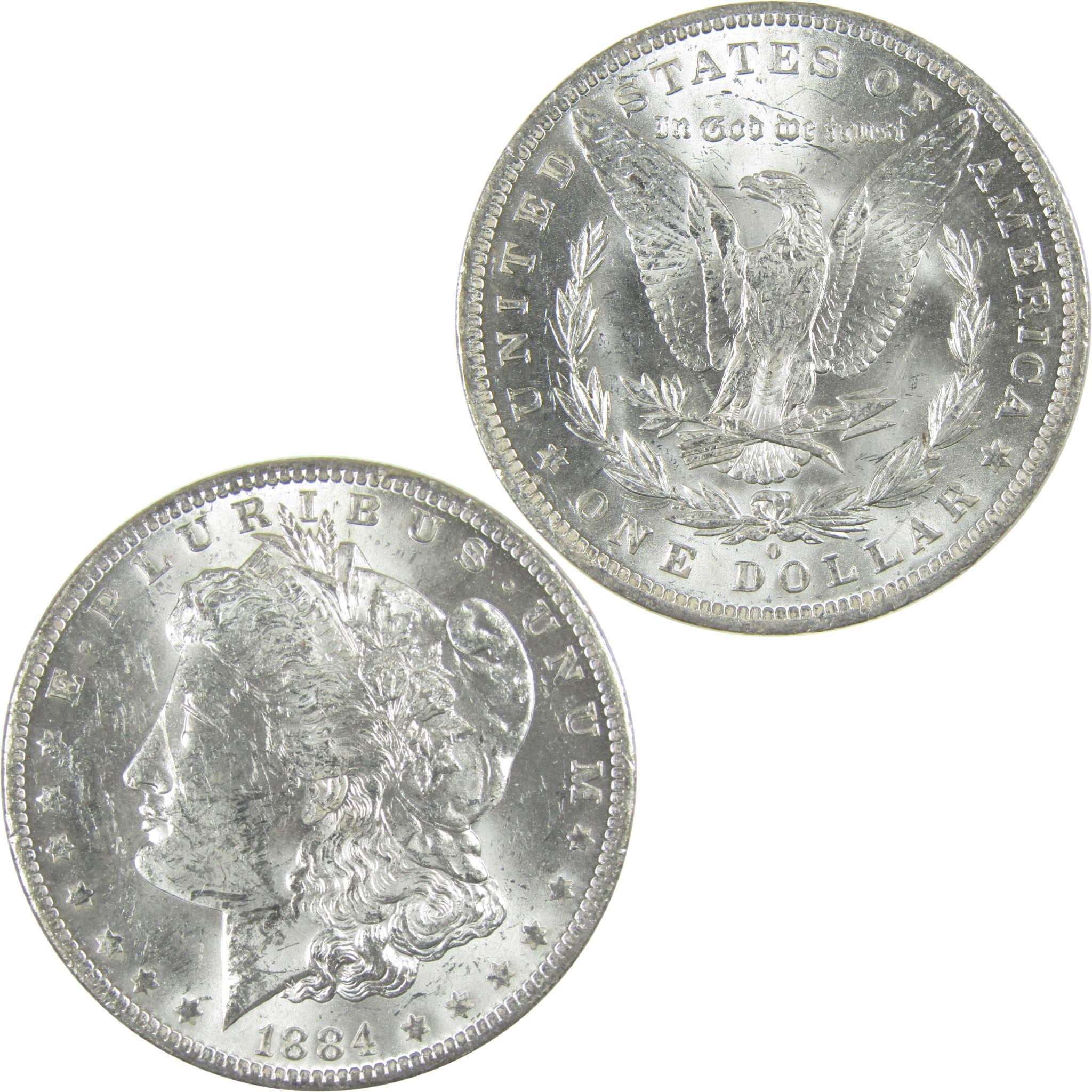 1884 O Morgan Silver Dollar Uncirculated Mint State $1 Coin SKU:I27485 - Morgan coin - Morgan silver dollar - Morgan silver dollar for sale - Profile Coins & Collectibles