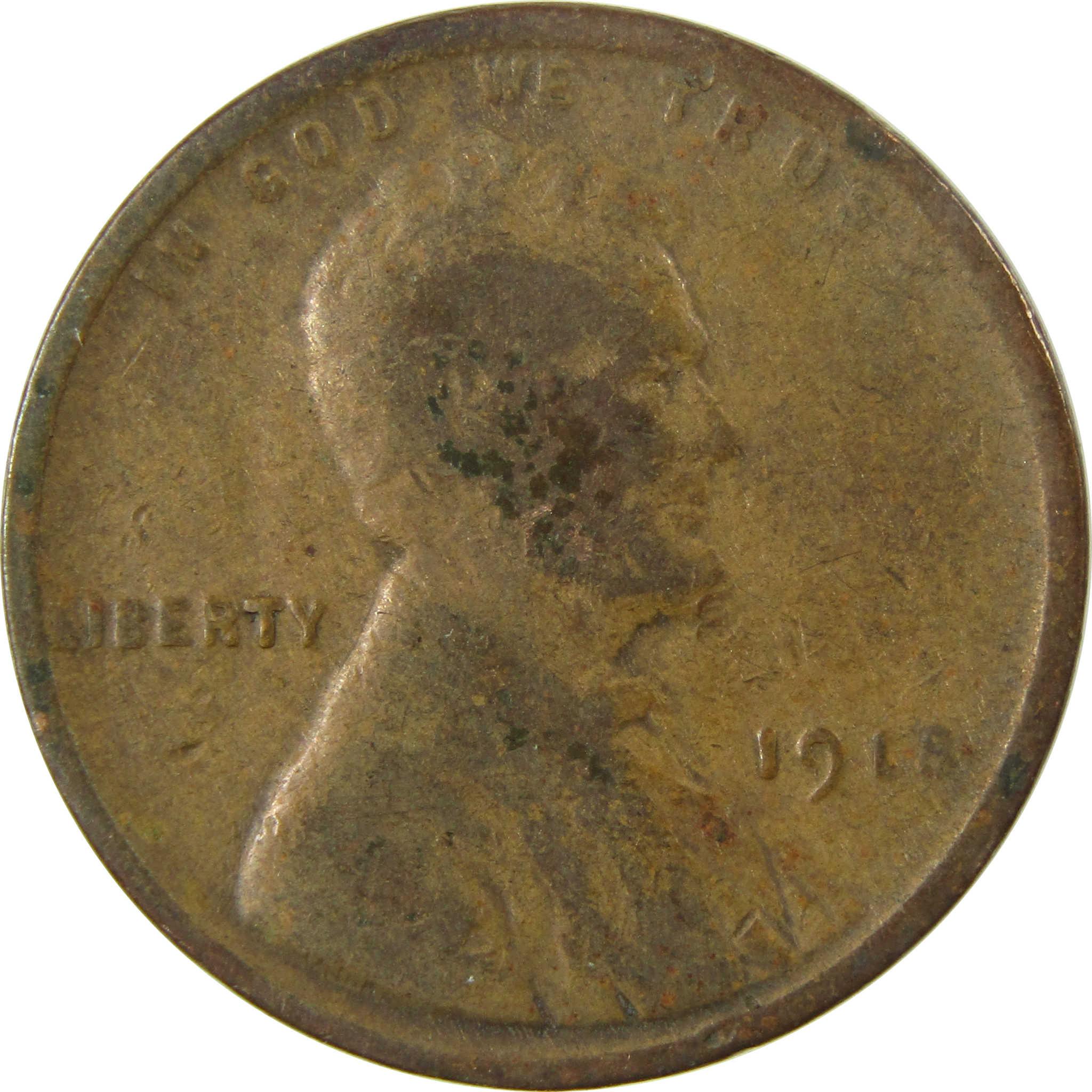 1918 Lincoln Wheat Cent G Good Penny 1c Coin SKU:I26827
