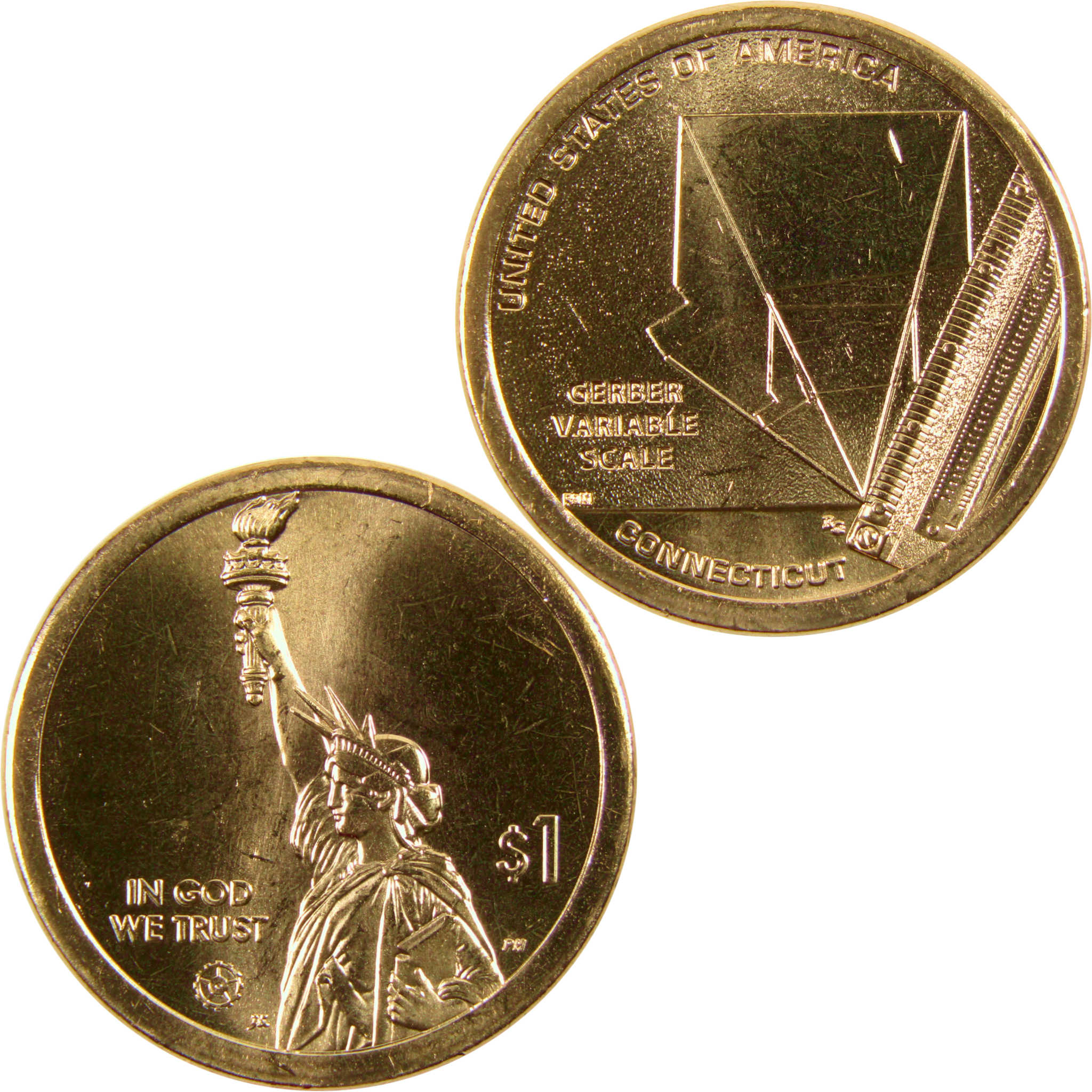 2020 P Gerber Variable Scale American Innovation Dollar Uncirculated