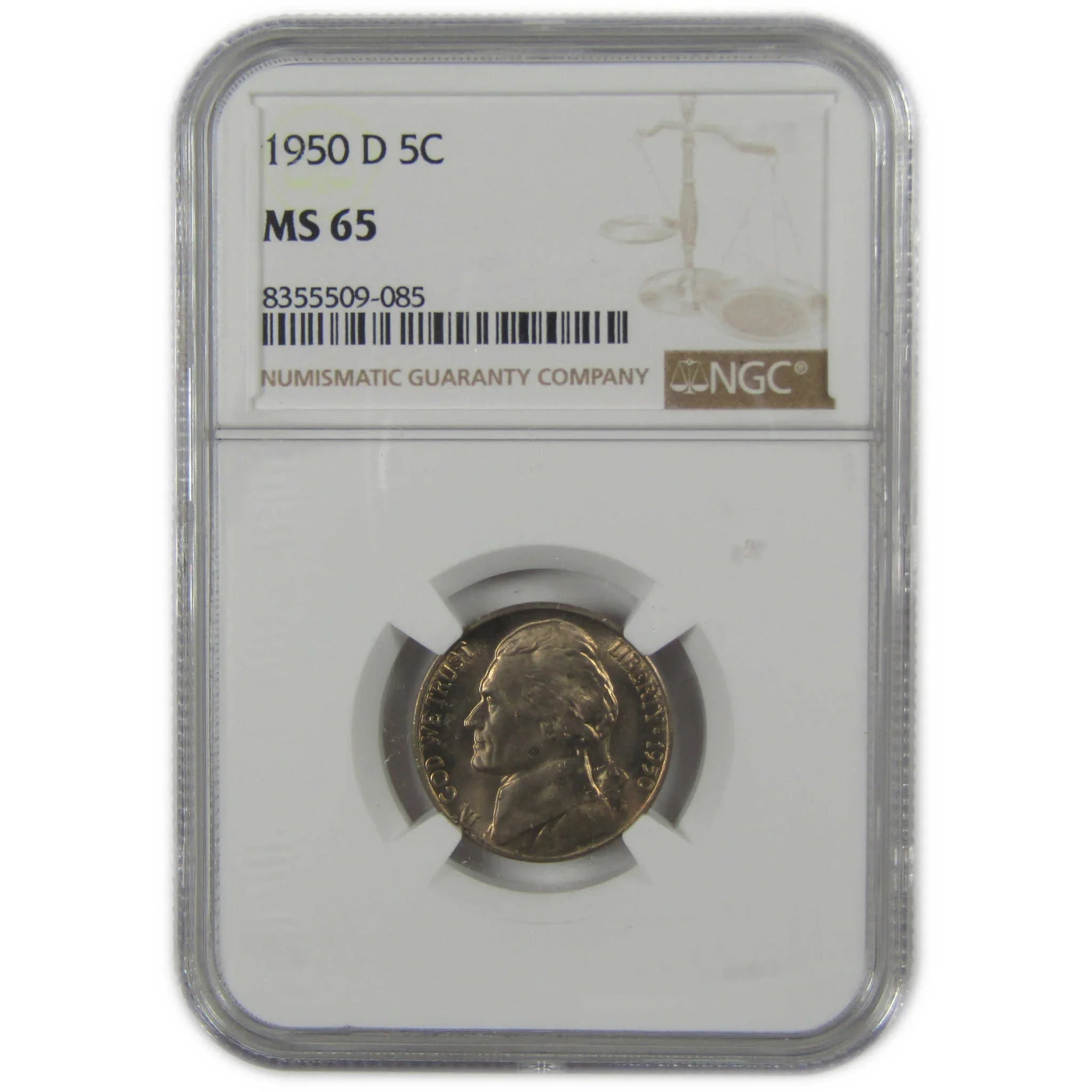 1950 D Jefferson Nickel MS 65 NGC Uncirculated 5c Coin SKU:I23940