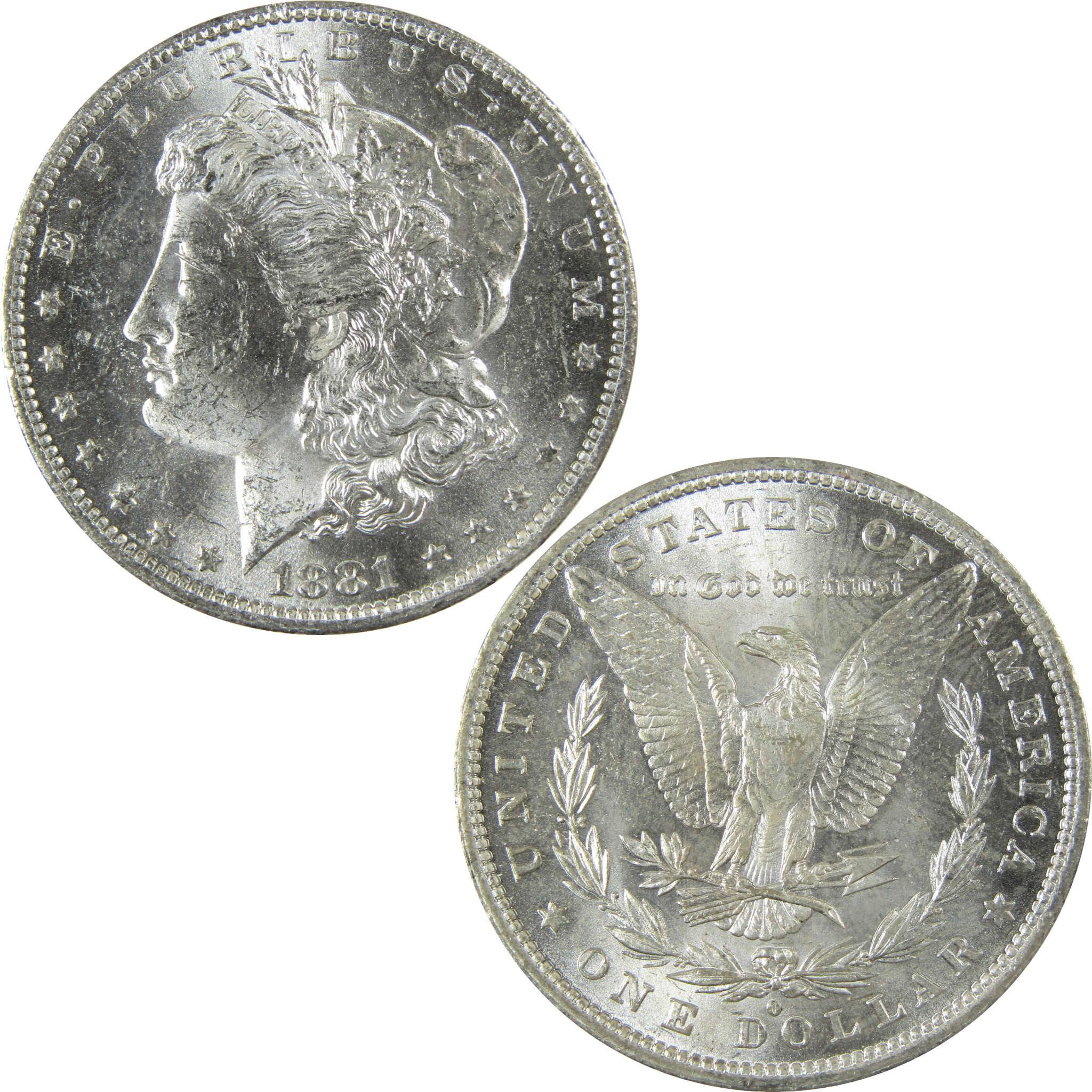 1881 O Morgan Silver Dollar Uncirculated Mint State $1 Coin SKU:I27710 - Morgan coin - Morgan silver dollar - Morgan silver dollar for sale - Profile Coins & Collectibles