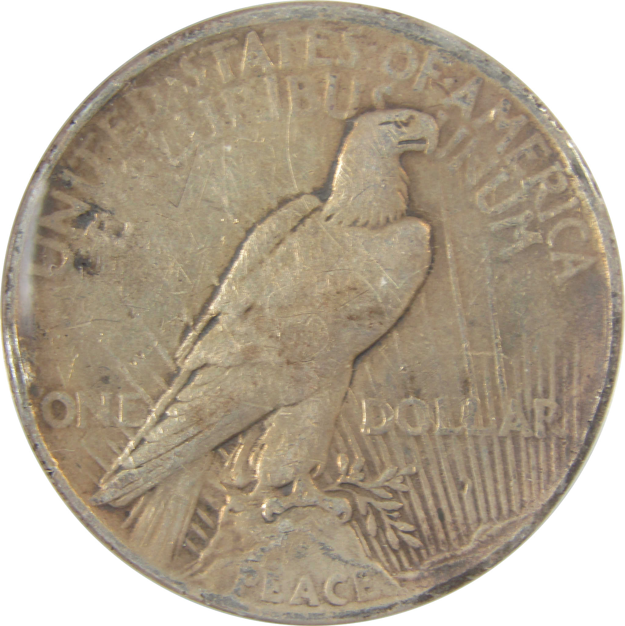 1921 High Relief Peace Dollar VF 20 Details ANACS Silver SKU:I21363