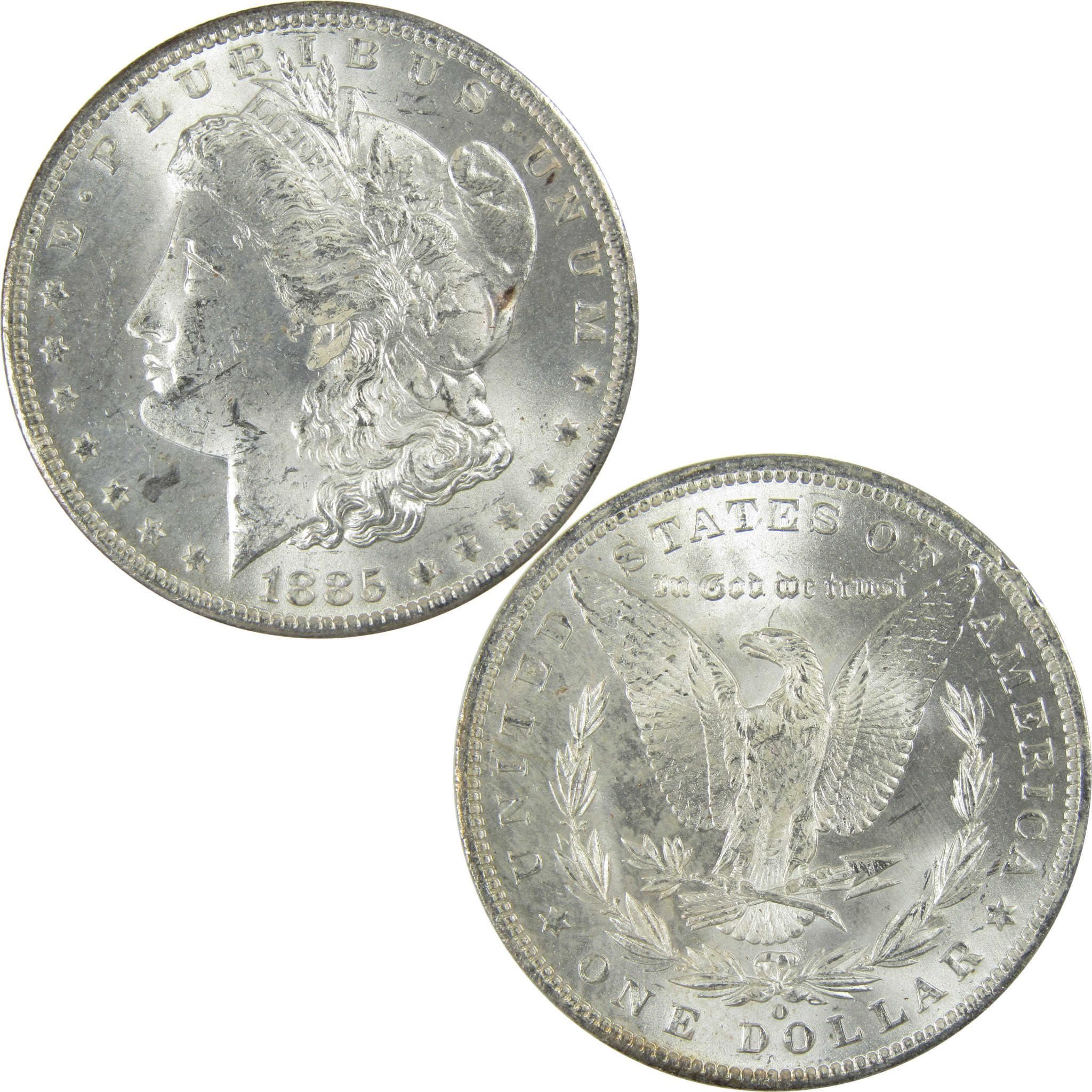 1885 O Morgan Silver Dollar Uncirculated Mint State $1 Coin SKU:I27480 - Morgan coin - Morgan silver dollar - Morgan silver dollar for sale - Profile Coins & Collectibles