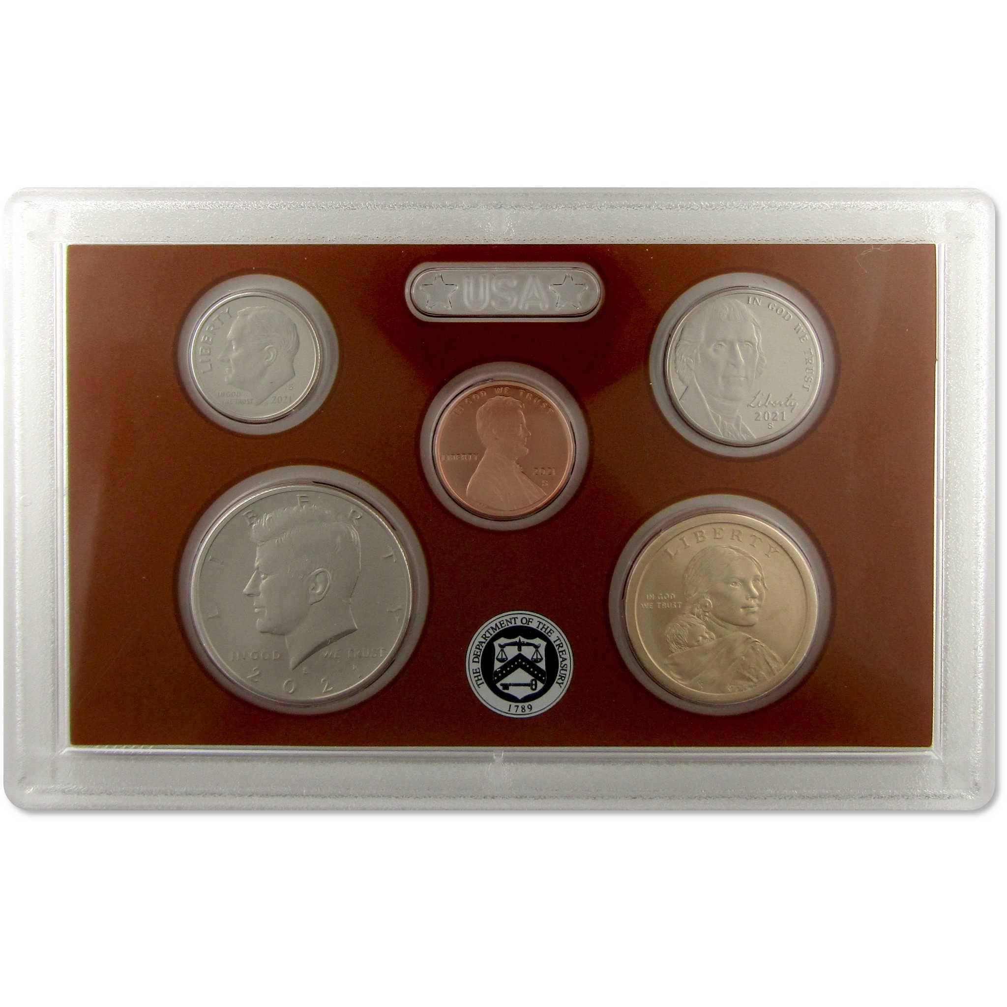 2021 Proof Set U.S Mint Original Government Packaging OGP COA