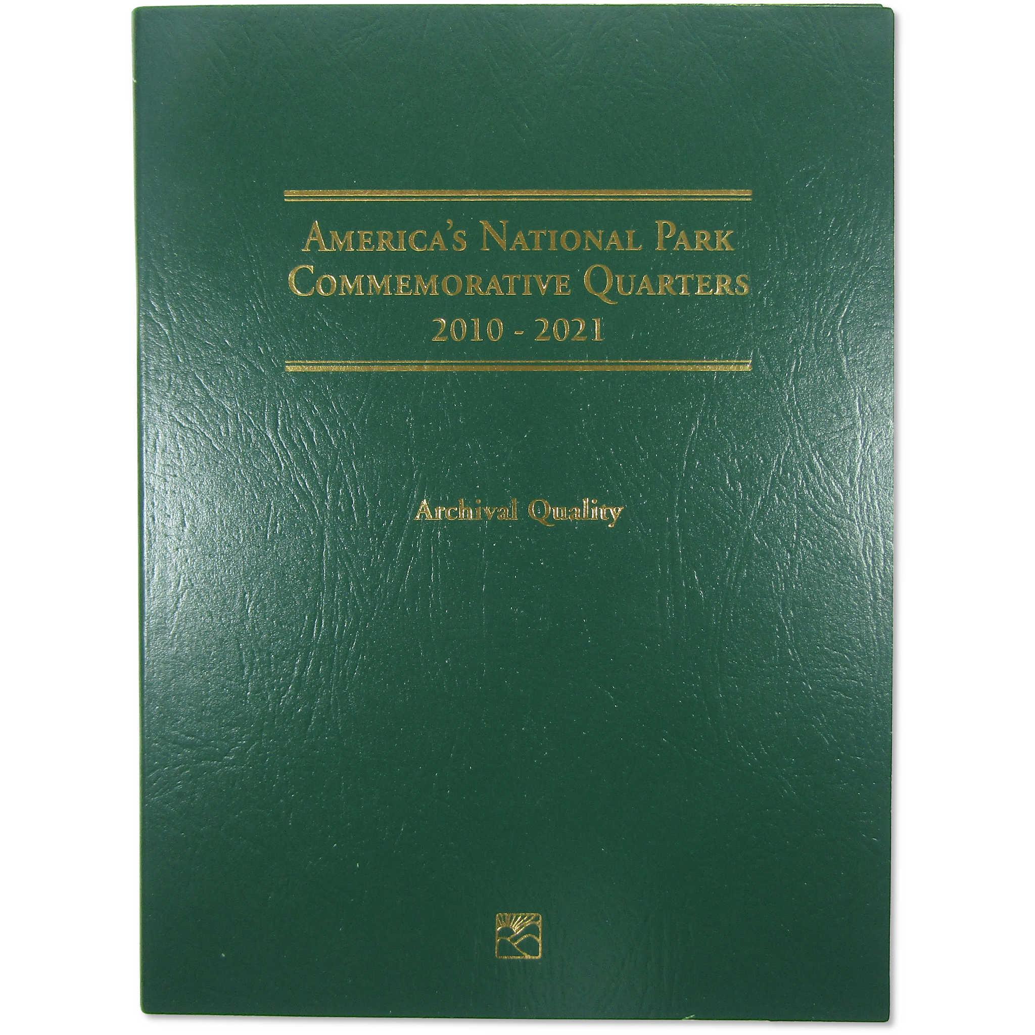 2010-2021 National Park Quarter 56 Coin Set Uncirculated with Folder