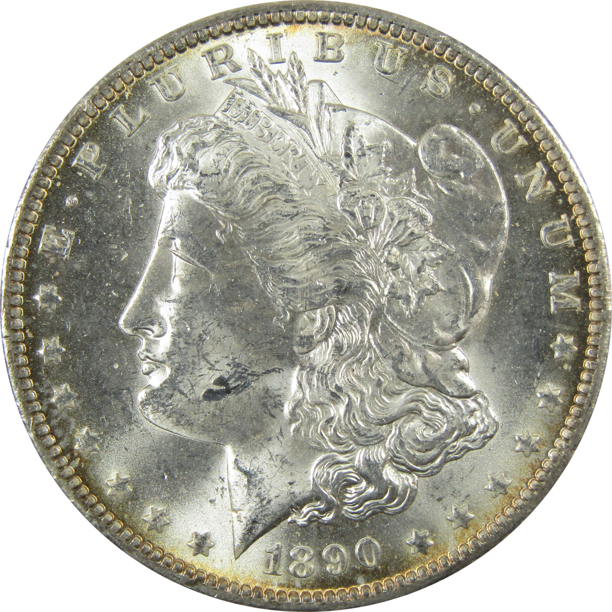 1890 O Morgan Silver Dollar Uncirculated Mint State $1 Coin SKU:CP1409 - Morgan coin - Morgan silver dollar - Morgan silver dollar for sale - Profile Coins & Collectibles