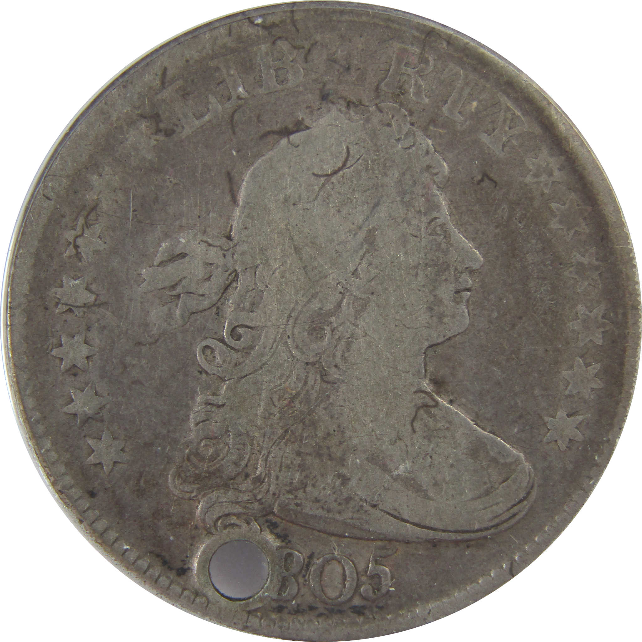 1805 Draped Bust Quarter VG 8 Details ANACS Silver SKU:CPC1202