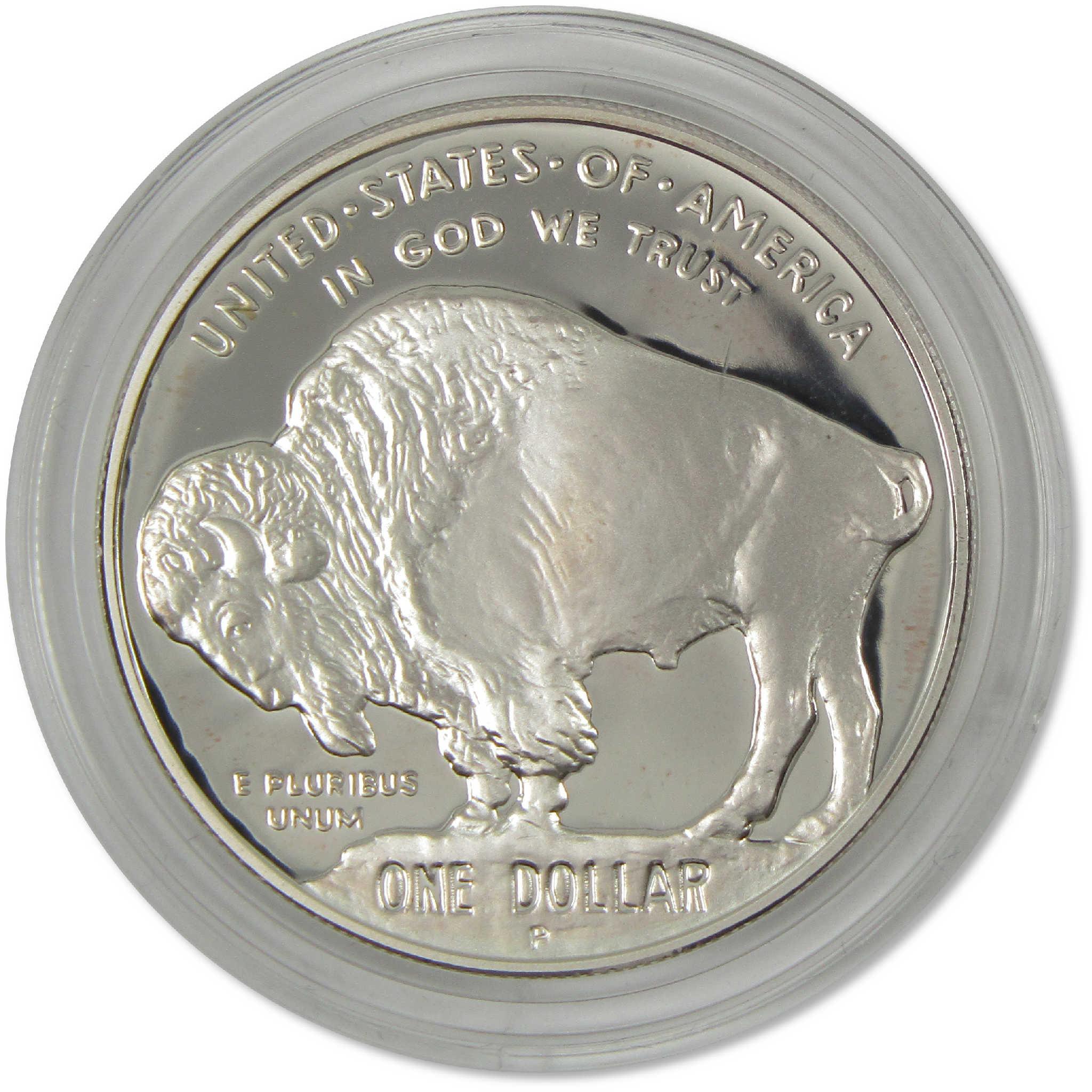 2001 P American Buffalo Commemorative Silver Dollar Proof OGP COA