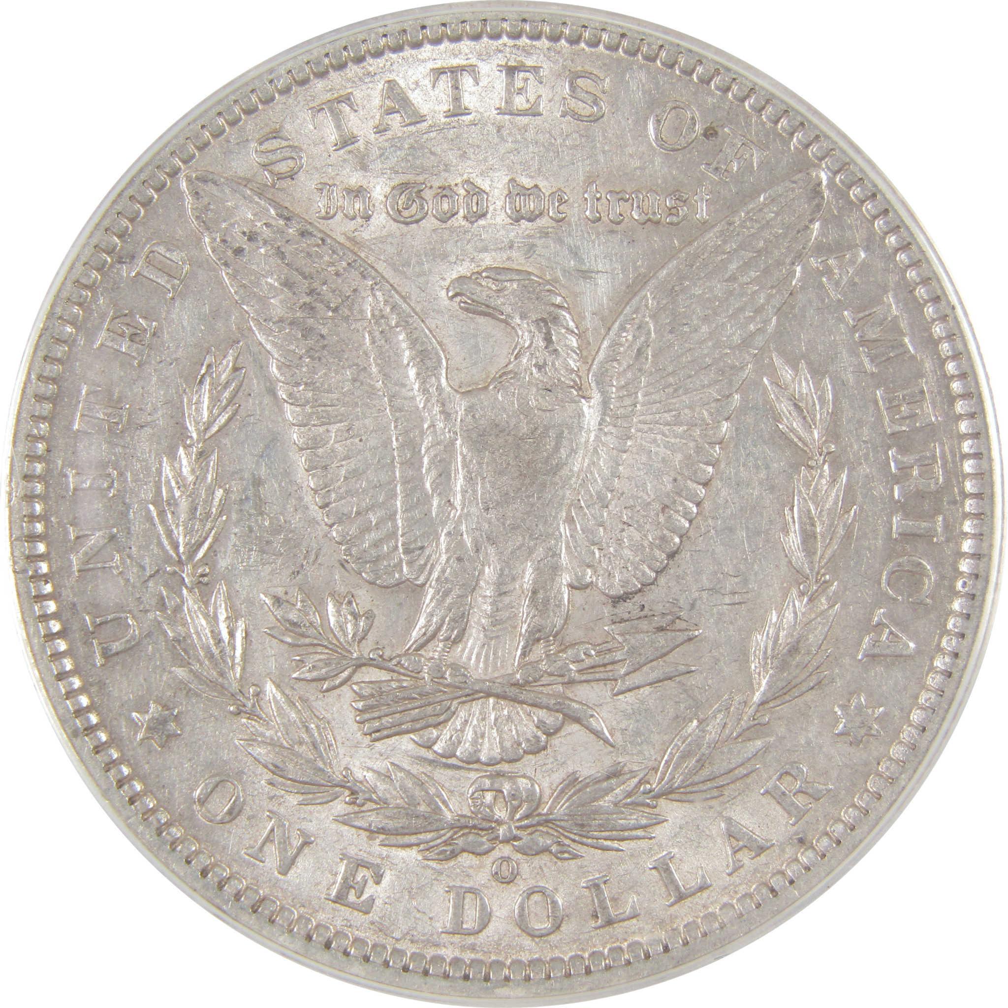 1886 O Morgan Dollar AU 50 ANACS Silver $1 Coin SKU:I16826 - Morgan coin - Morgan silver dollar - Morgan silver dollar for sale - Profile Coins & Collectibles