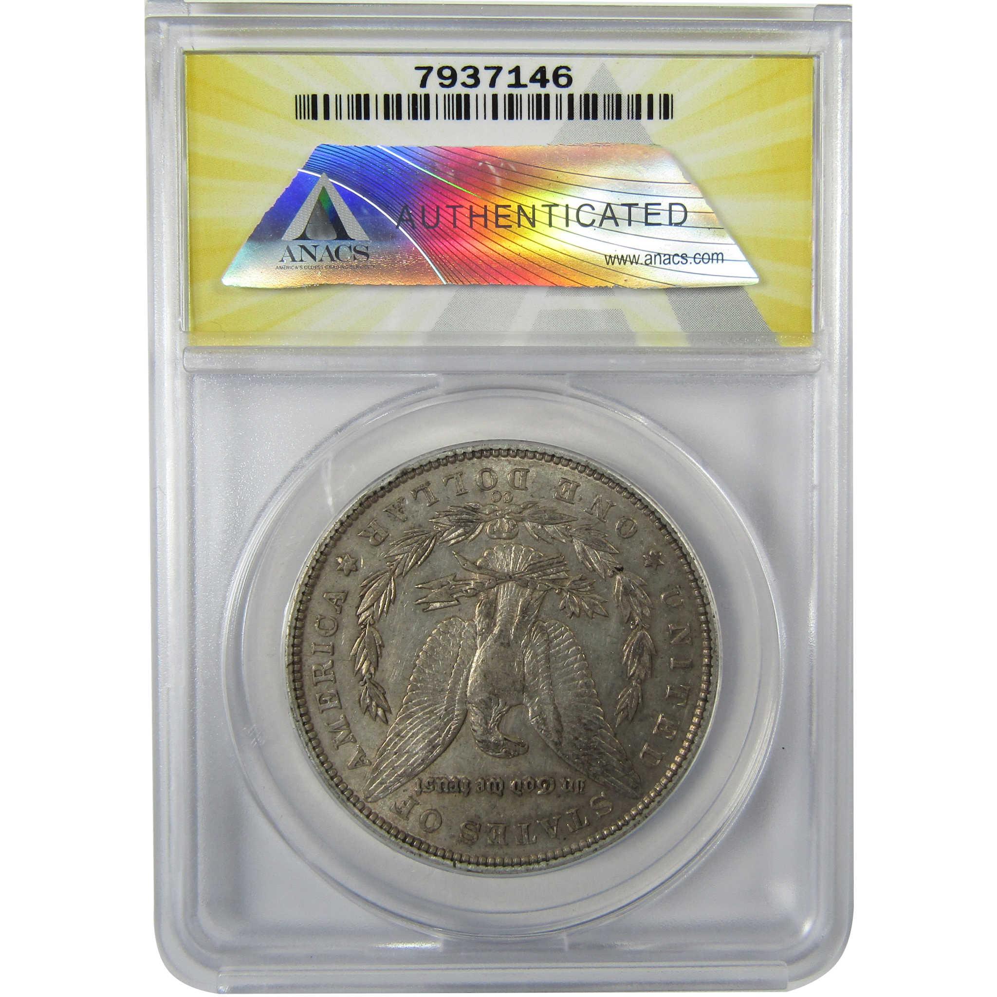 1890 CC Morgan Silver Dollar AU 50 ANACS $1 Coin SKU:I27951 - Morgan coin - Morgan silver dollar - Morgan silver dollar for sale - Profile Coins & Collectibles