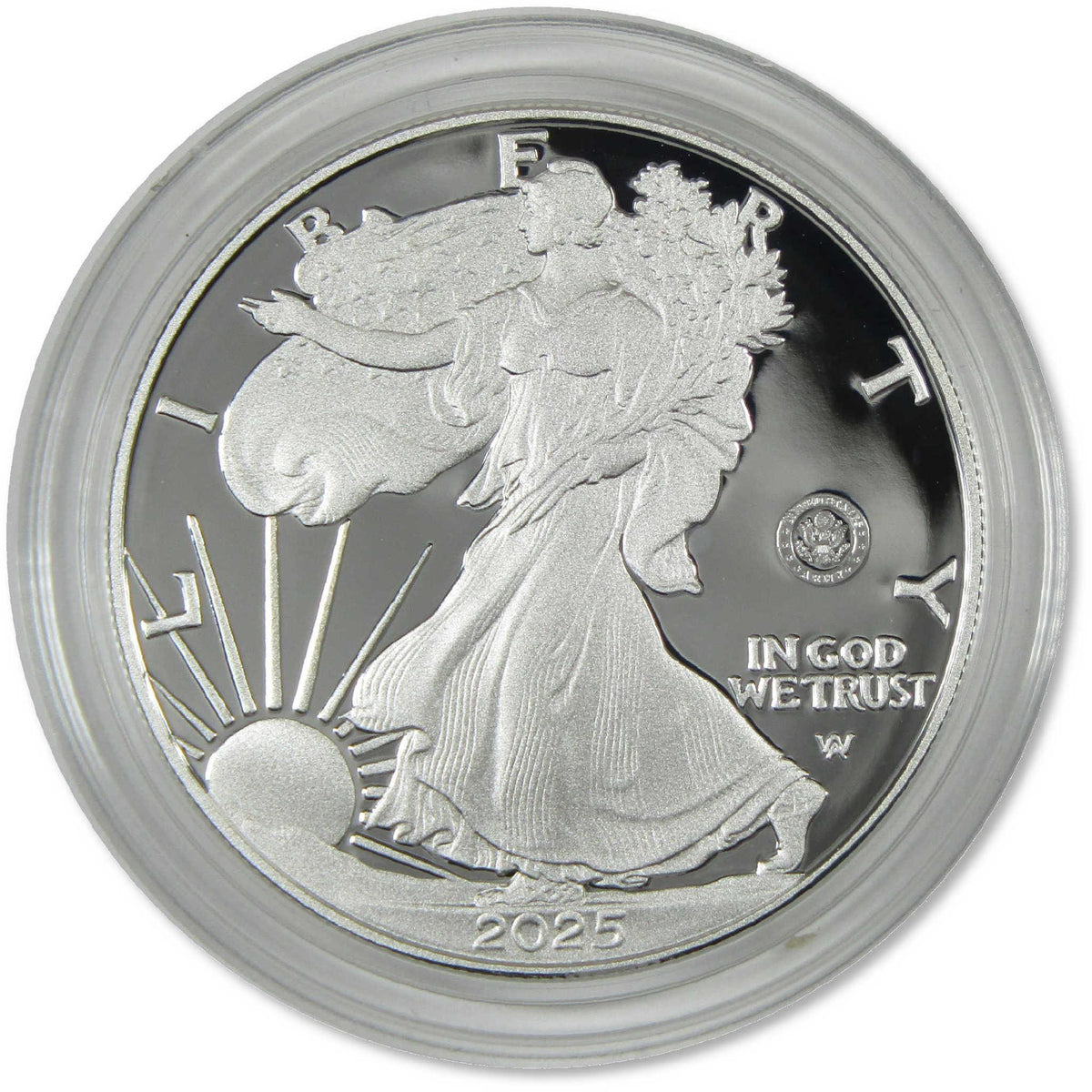 2025 W American Silver Eagle U.S. Army Privy Mark Proof Coin OGP COA