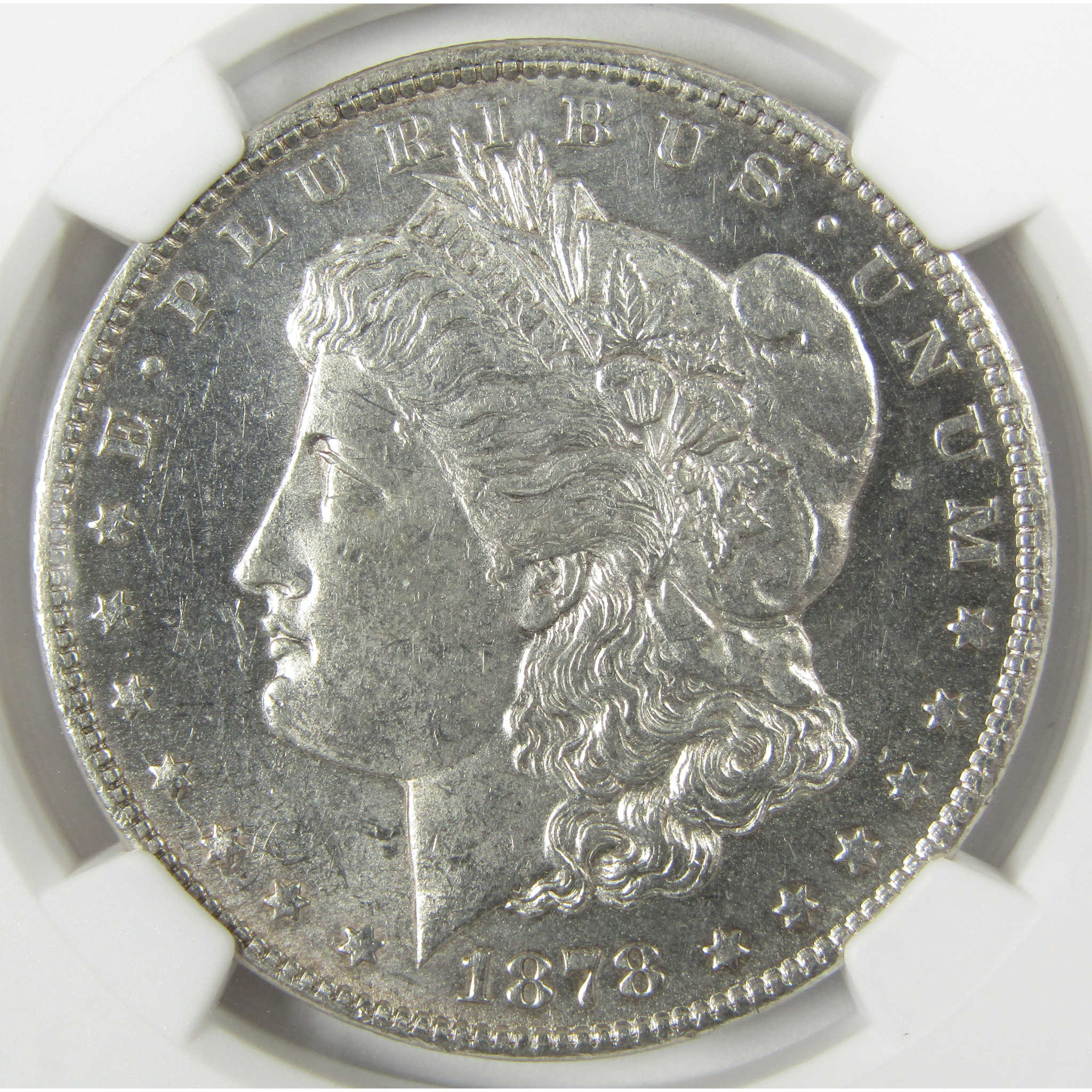 1878 CC Morgan Silver Dollar Uncirculated Details NGC SKU:I27827