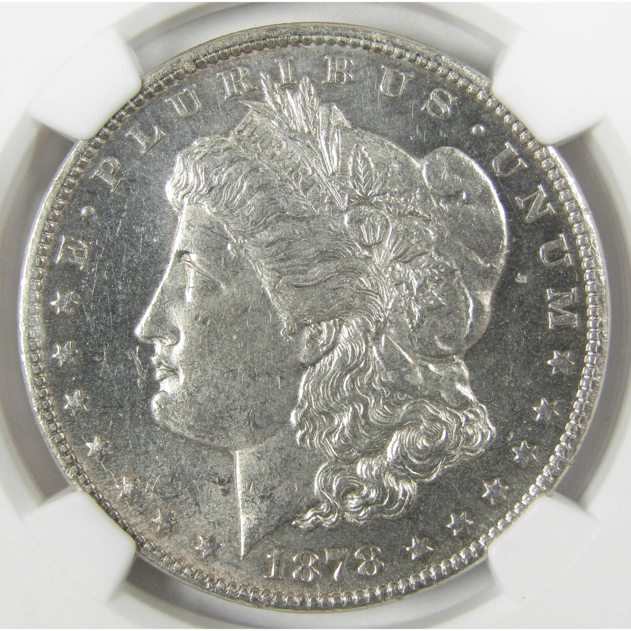 1878 CC Morgan Silver Dollar Uncirculated Details NGC SKU:I27827 - Morgan coin - Morgan silver dollar - Morgan silver dollar for sale - Profile Coins & Collectibles
