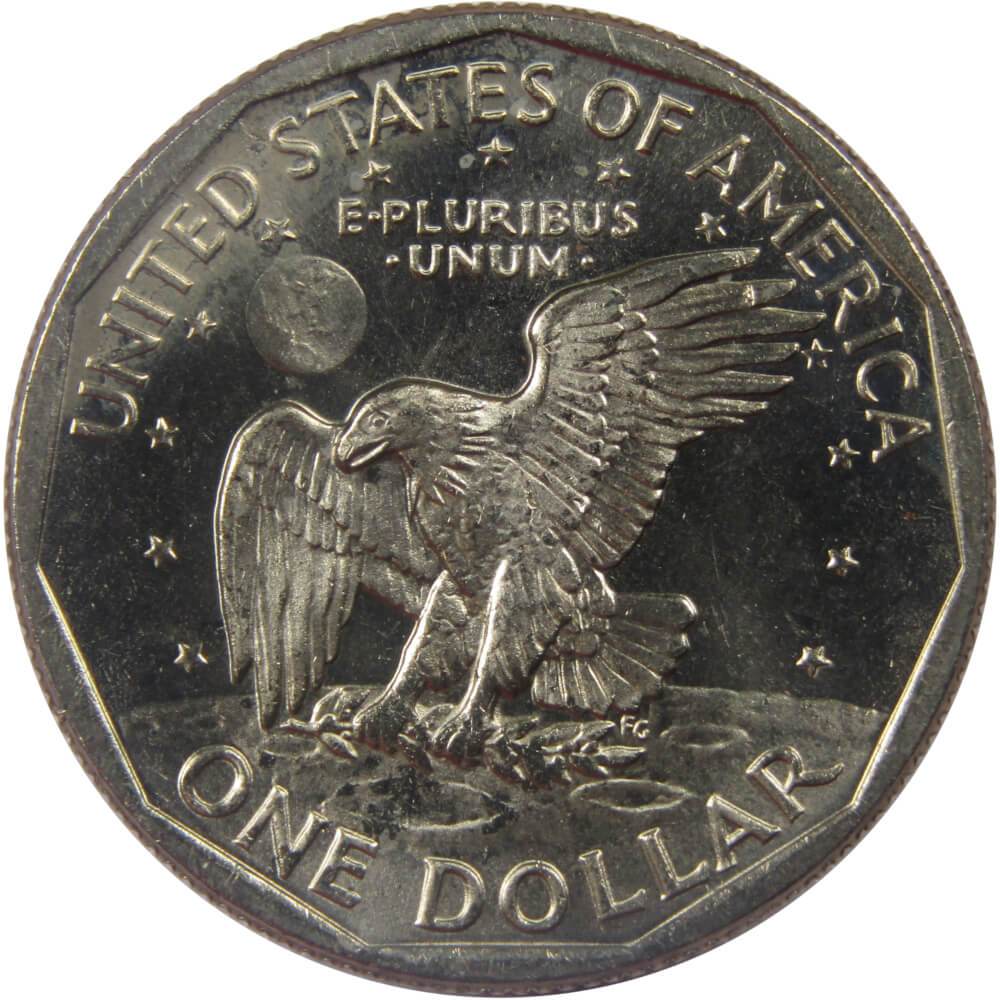 1980 D Susan B Anthony Dollar Clad Uncirculated Mint State SBA $1 Coin