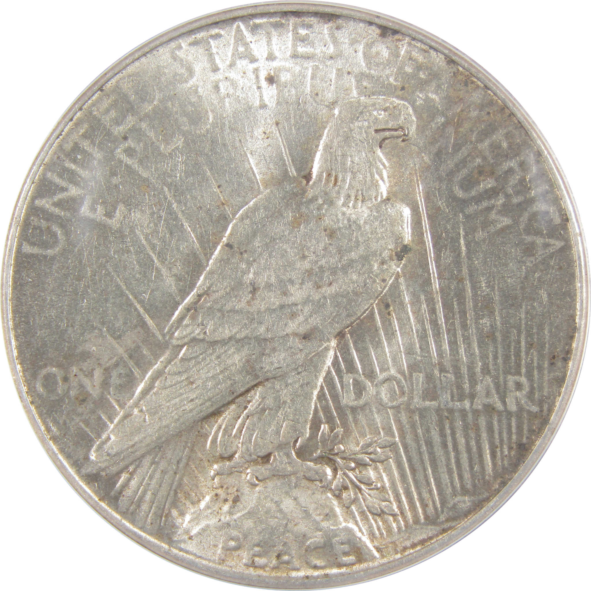1935 Peace Dollar AU 55 ANACS Silver $1 Coin SKU:I18587