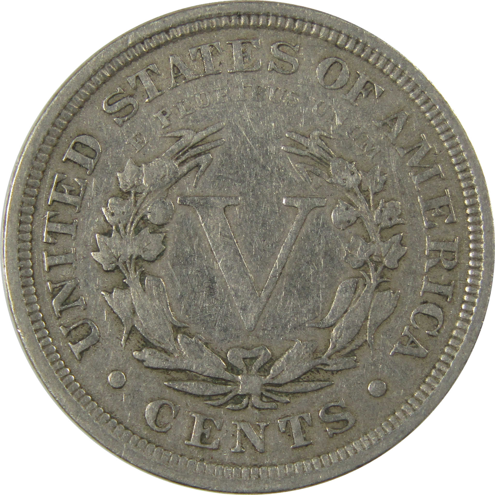 1901 Liberty Head V Nickel F Fine 5c Coin Collectible SKU:I26956
