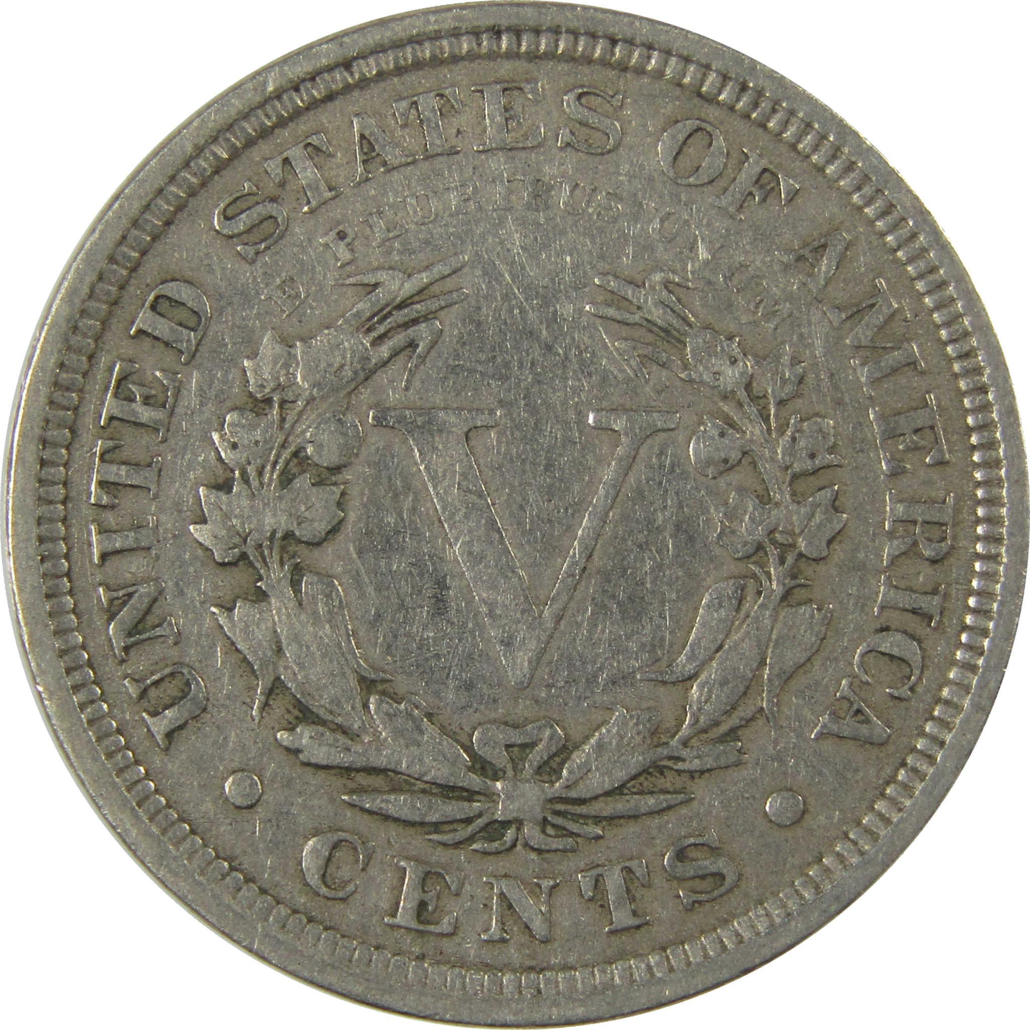 1901 Liberty Head V Nickel F Fine 5c Coin Collectible SKU:I26956