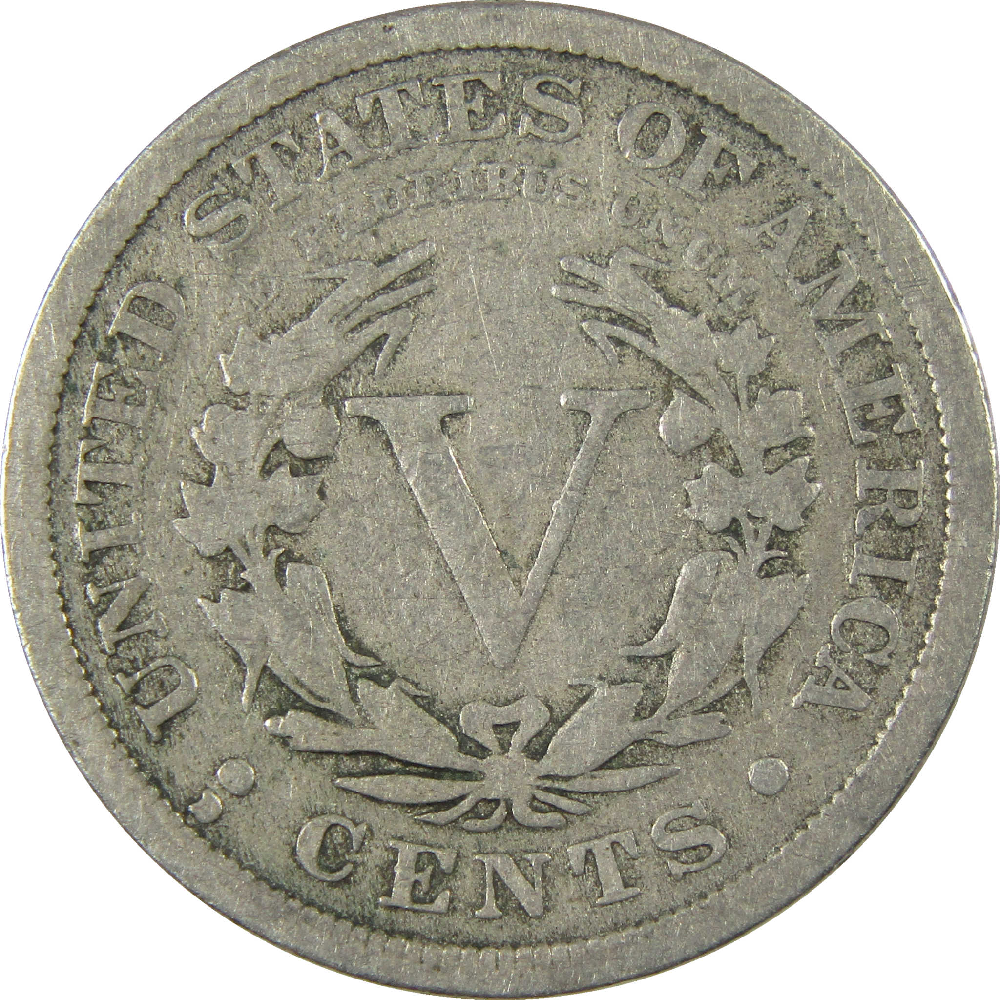 1912 D Liberty Head V Nickel G Good 5c Coin SKU:I27054