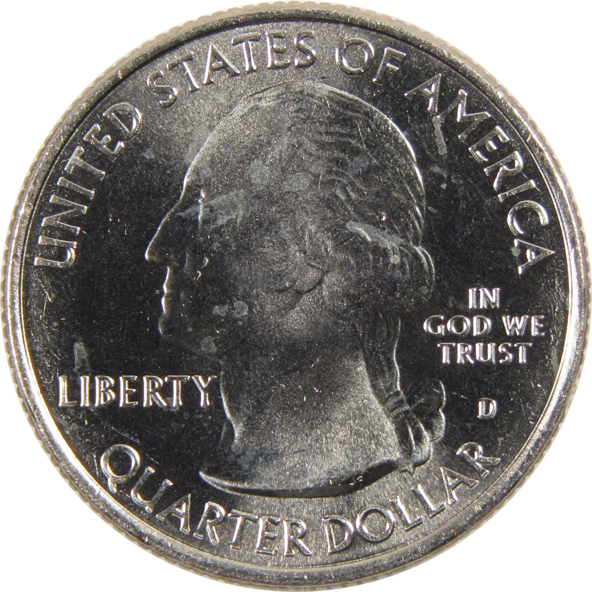 2016 D Shawnee National Forest Quarter BU Uncirculated Clad 25c Coin