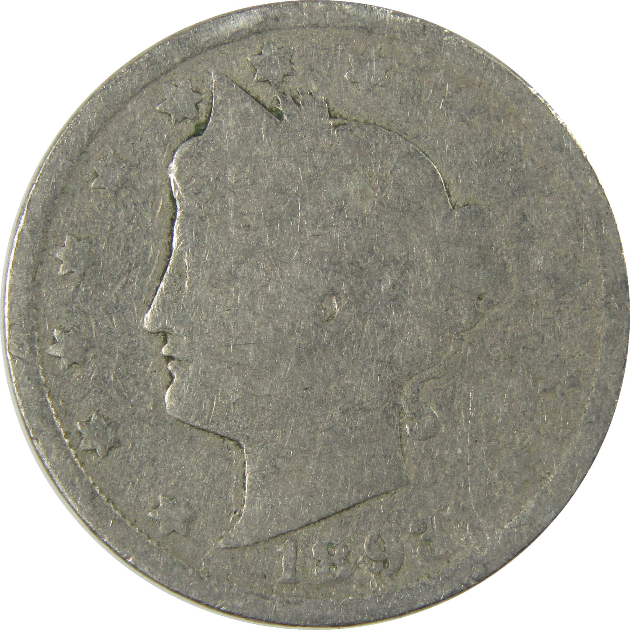 1893 Liberty Head V Nickel AG About Good 5c Coin SKU:I27217