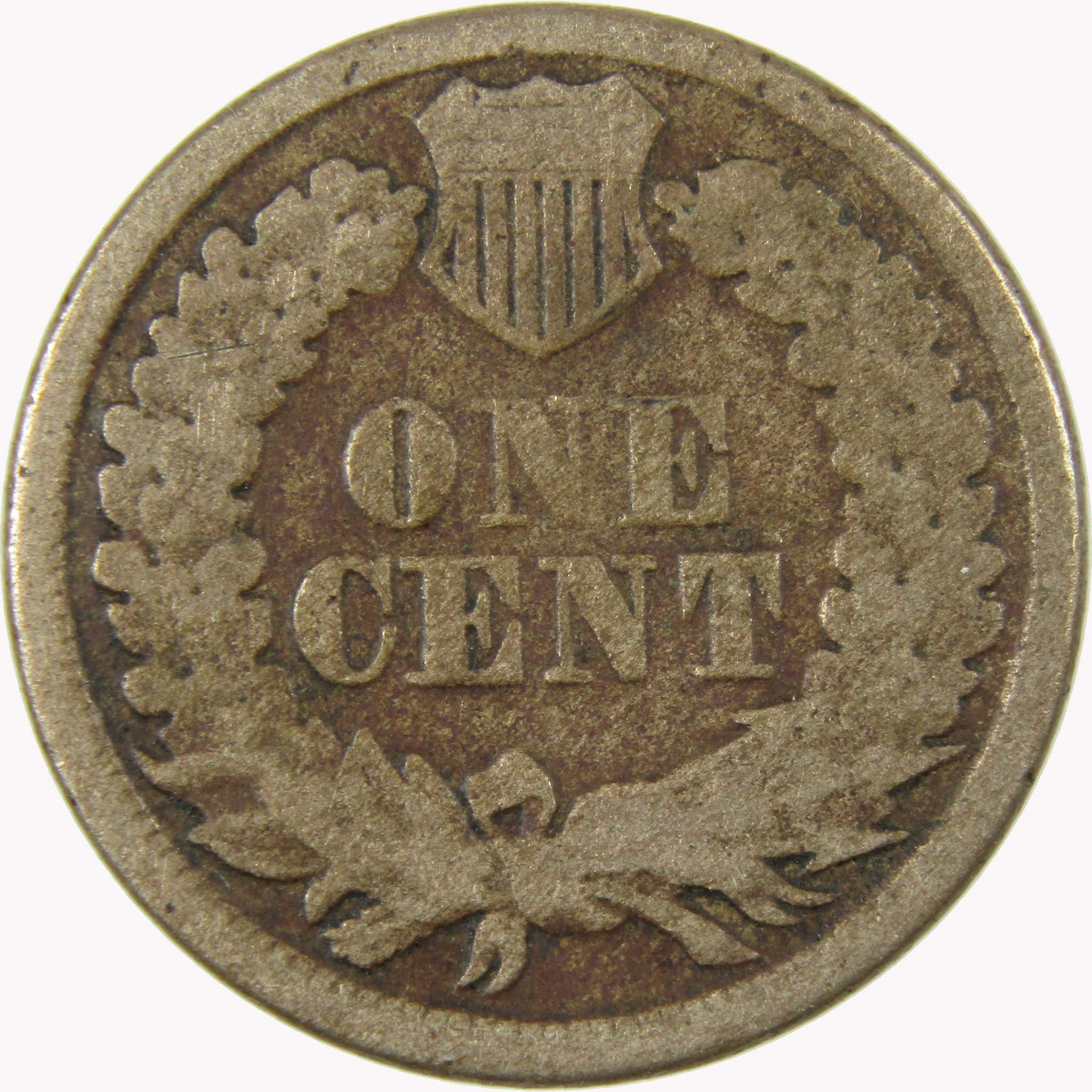 1860 Indian Head Cent G Good Penny 1c Coin SKU:CP1066