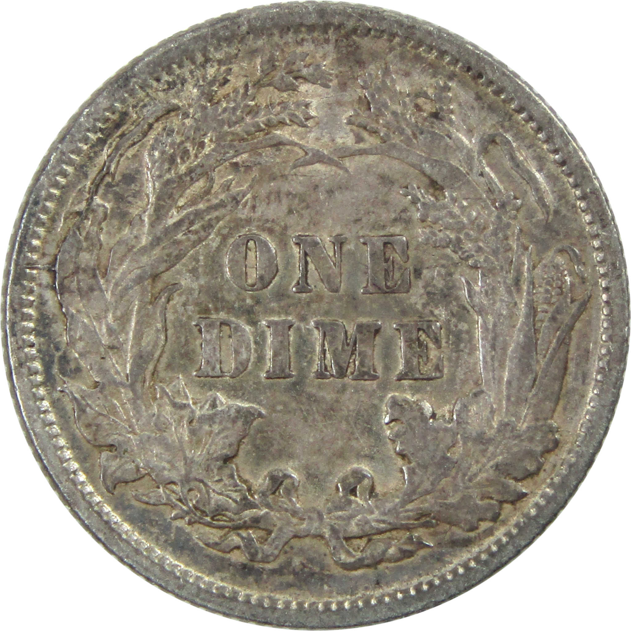 1891 Seated Liberty Dime AU About Uncirculated Silver 10c SKU:I13900