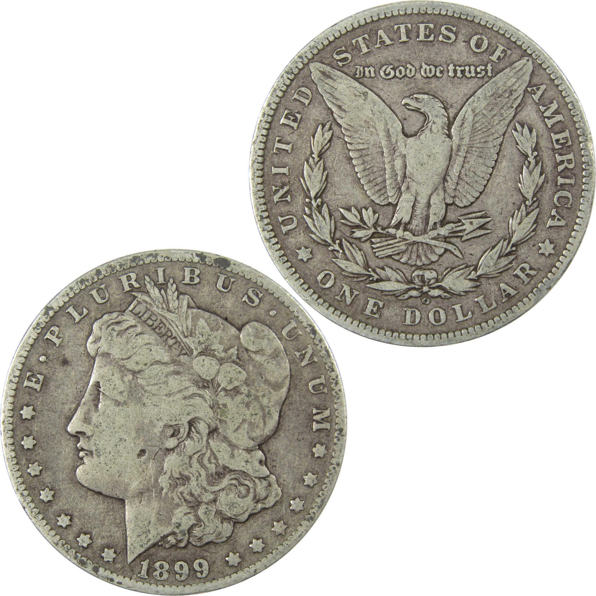1899 O Micro O Morgan Silver Dollar F Fine $1 Coin SKU:I25361 - Morgan coin - Morgan silver dollar - Morgan silver dollar for sale - Profile Coins & Collectibles
