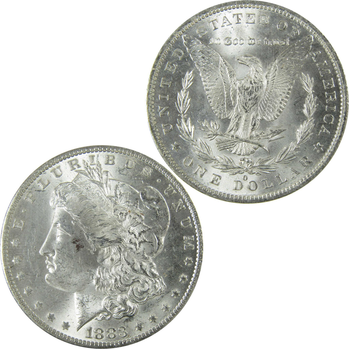 1883 O Morgan Silver Dollar Uncirculated Mint State $1 Coin SKU:I27867 - Morgan coin - Morgan silver dollar - Morgan silver dollar for sale - Profile Coins & Collectibles