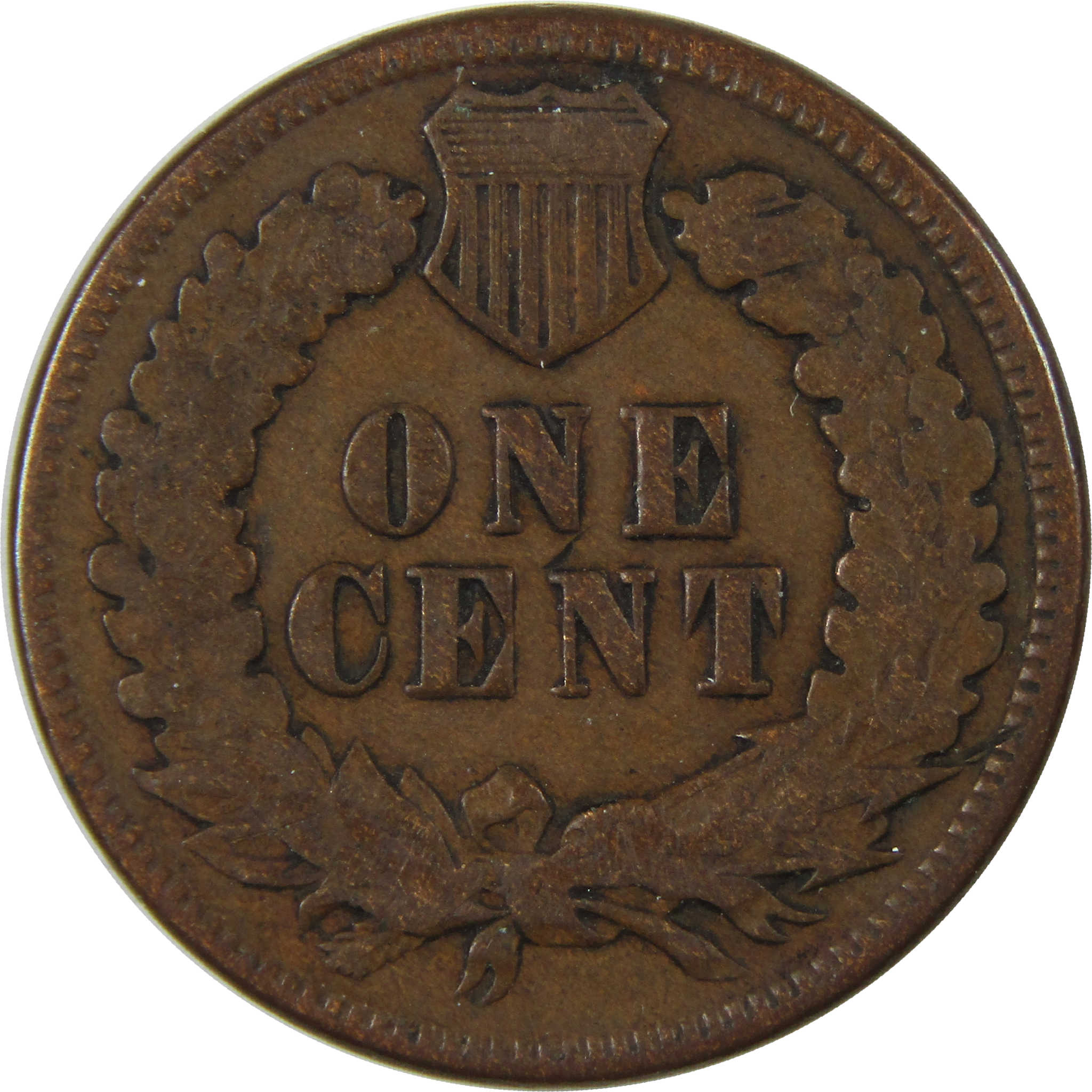 1876 Indian Head Cent VG Very Good Penny 1c Coin SKU:I23482