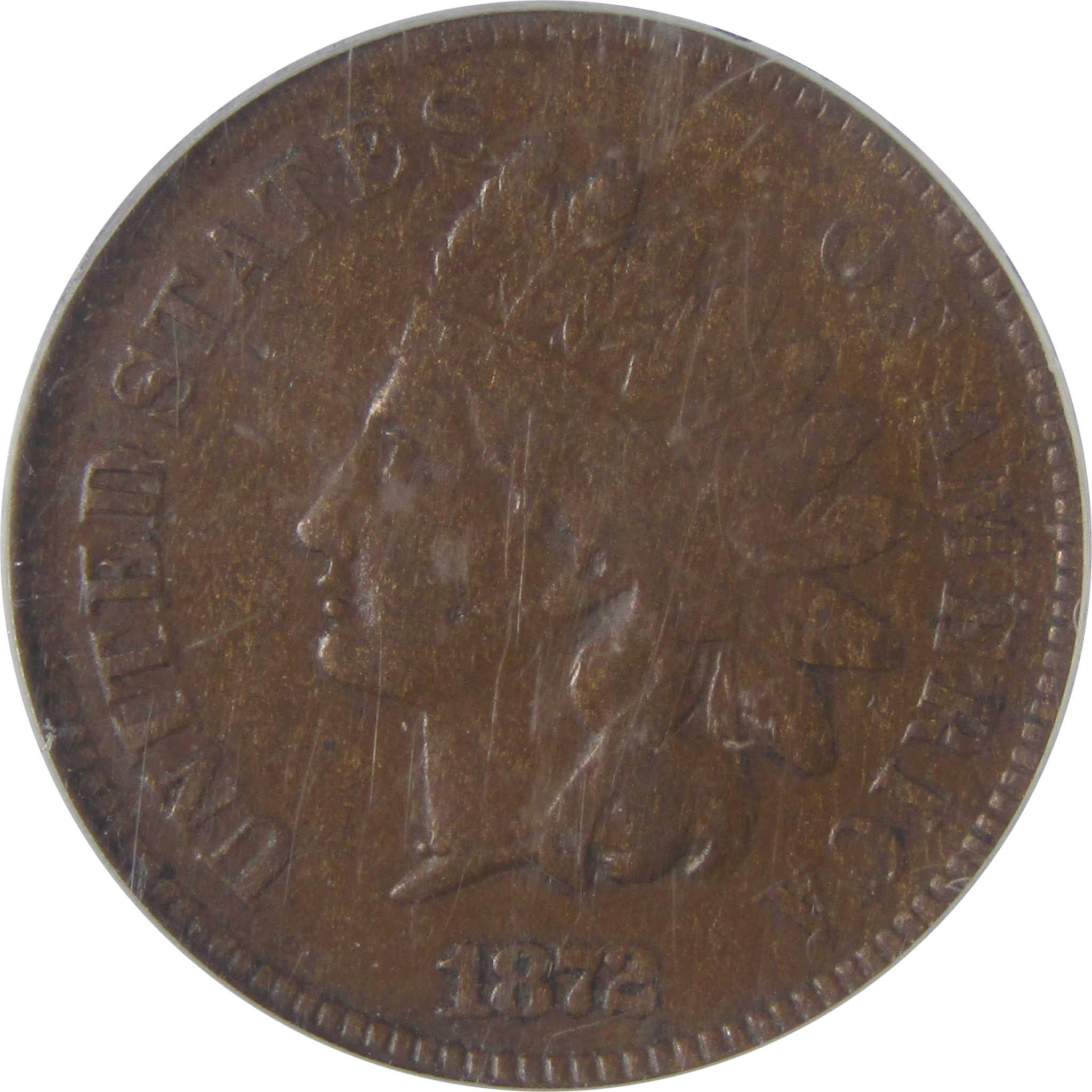 1872 Indian Head Cent VF 25 PCGS Penny 1c Coin SKU:I17168