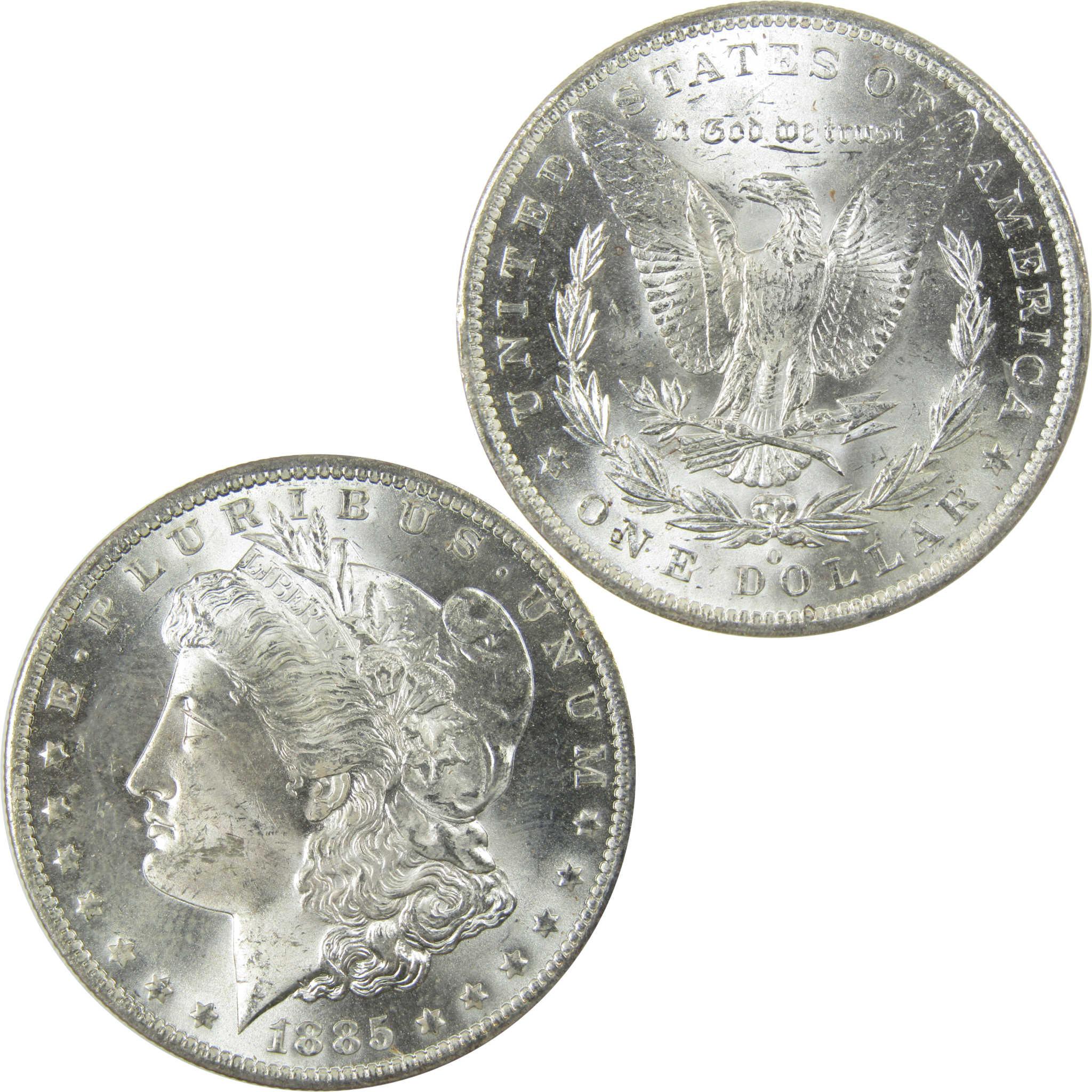 1885 O Morgan Silver Dollar Uncirculated Mint State $1 Coin SKU:I24531 - Morgan coin - Morgan silver dollar - Morgan silver dollar for sale - Profile Coins & Collectibles