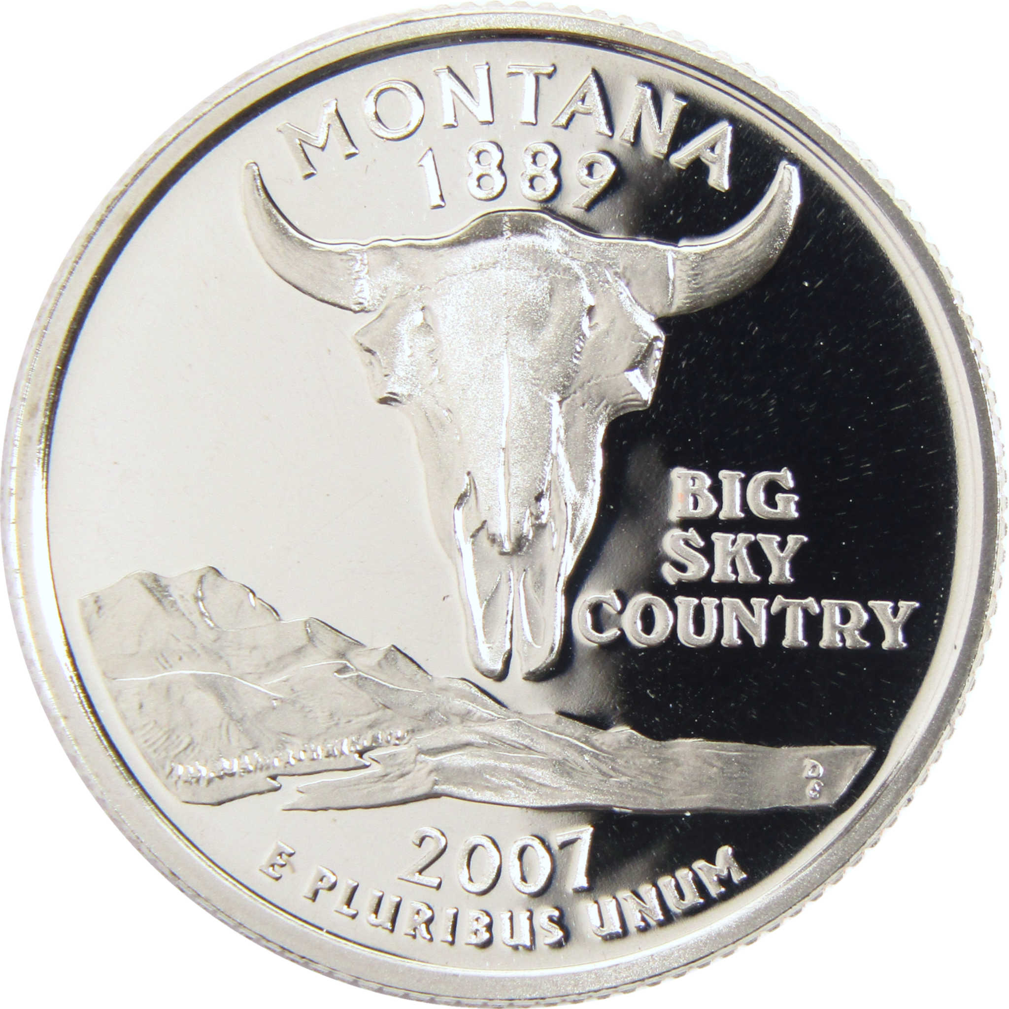2007 S Montana State Quarter Clad 25c Proof Coin