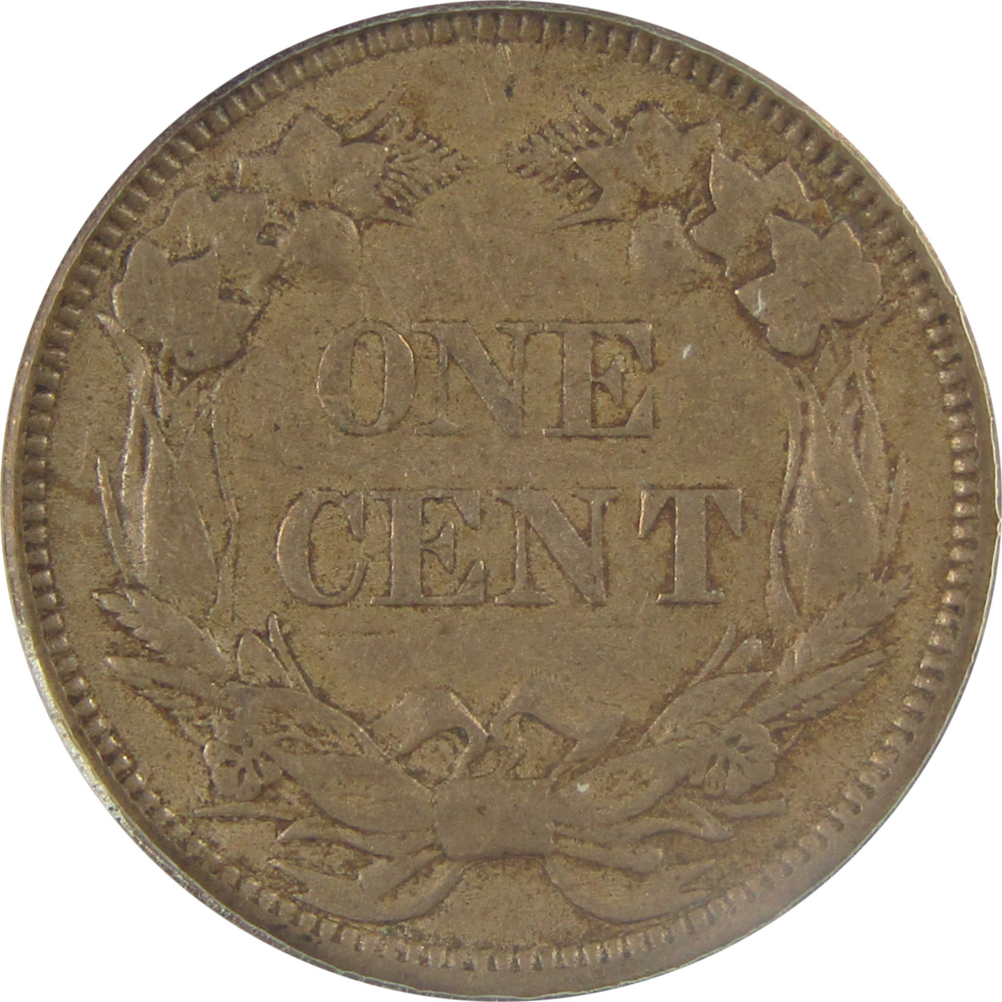 1858 Large Letters Flying Eagle Cent EF 45 ANACS Penny SKU:I21981