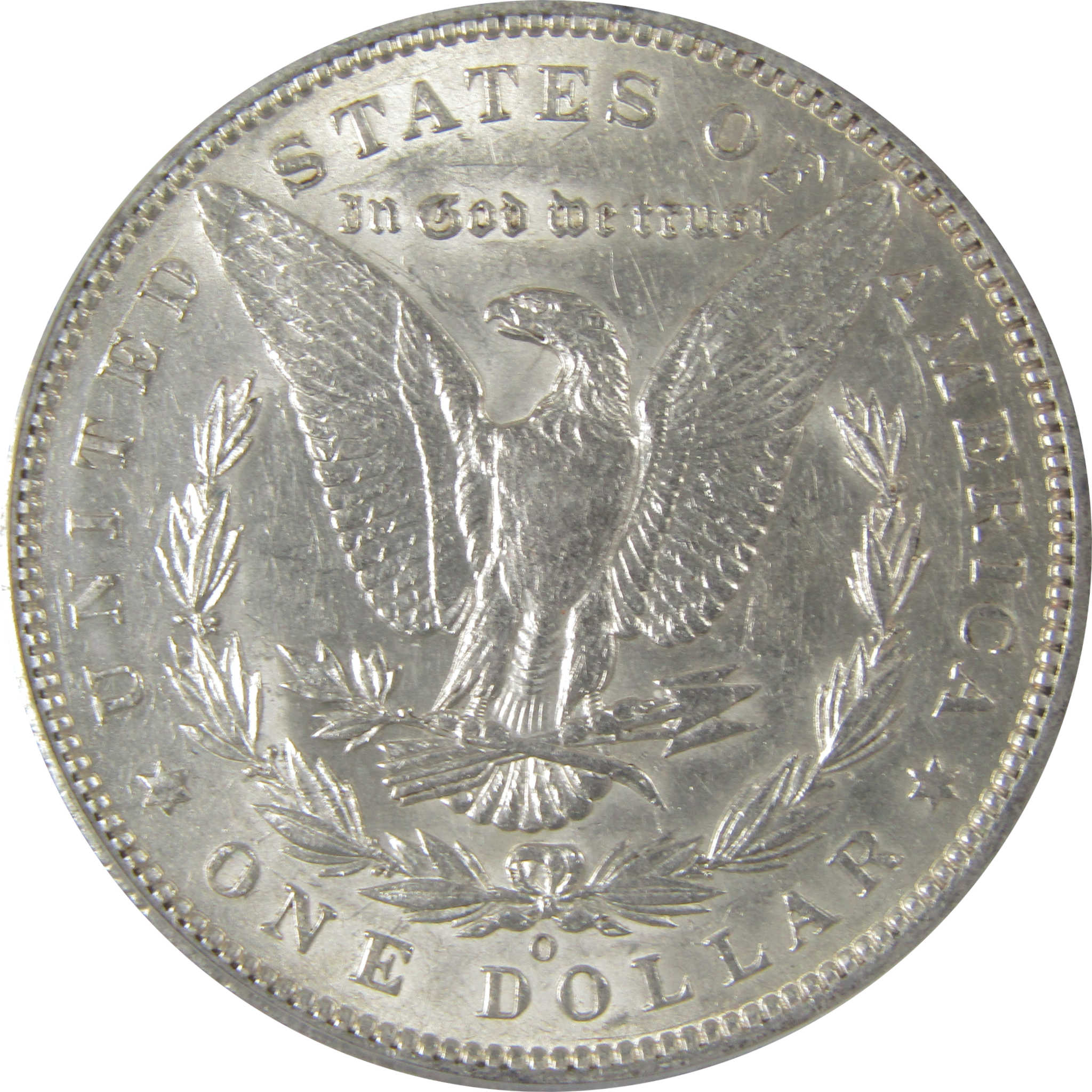 1896 O Morgan Dollar AU 50 ANACS Struck Through Debris SKU:I18963 - Morgan coin - Morgan silver dollar - Morgan silver dollar for sale - Profile Coins & Collectibles