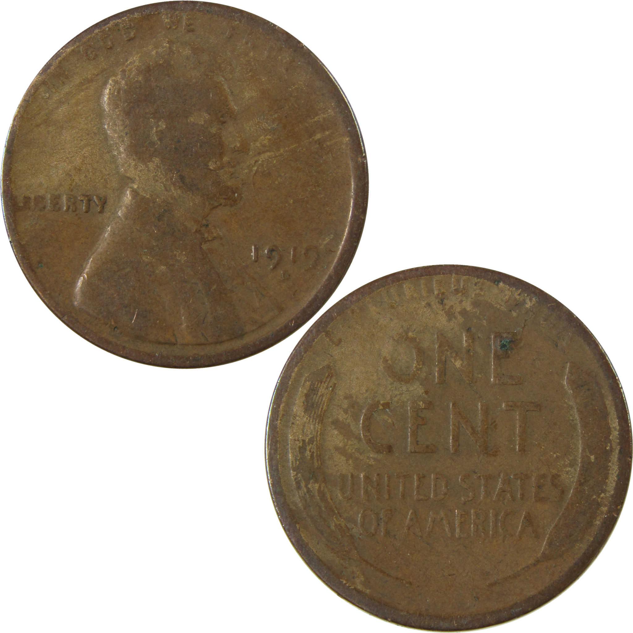 1919 D Lincoln Wheat Cent G Good Penny 1c Coin Collectible SKU:I27173
