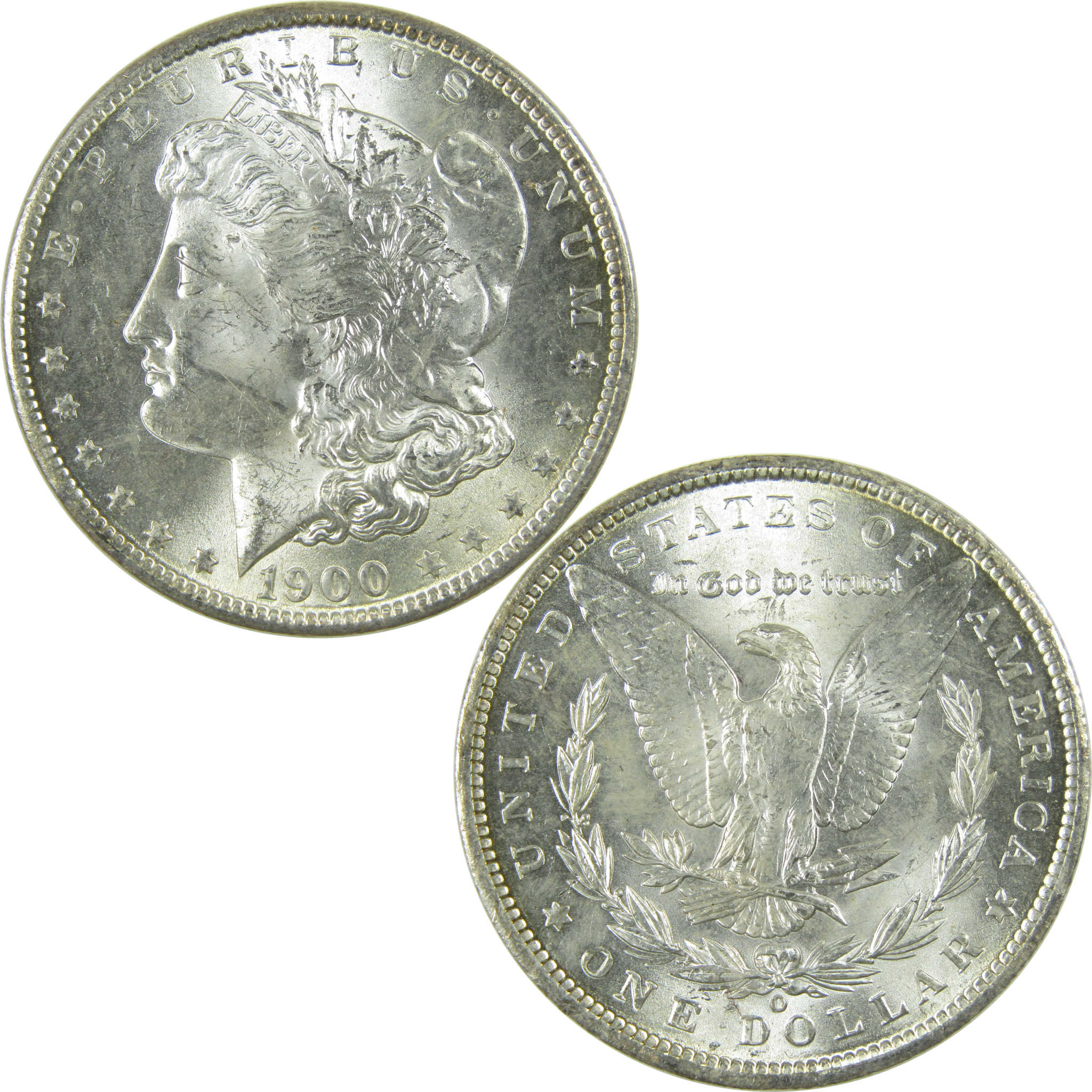 1900 O Morgan Silver Dollar Uncirculated Mint State $1 Coin SKU:I27779