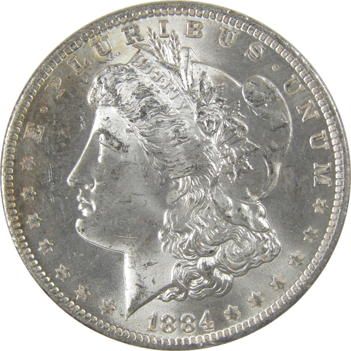 1884 O Morgan Silver Dollar BU Choice Uncirculated Toned SKU:I24199