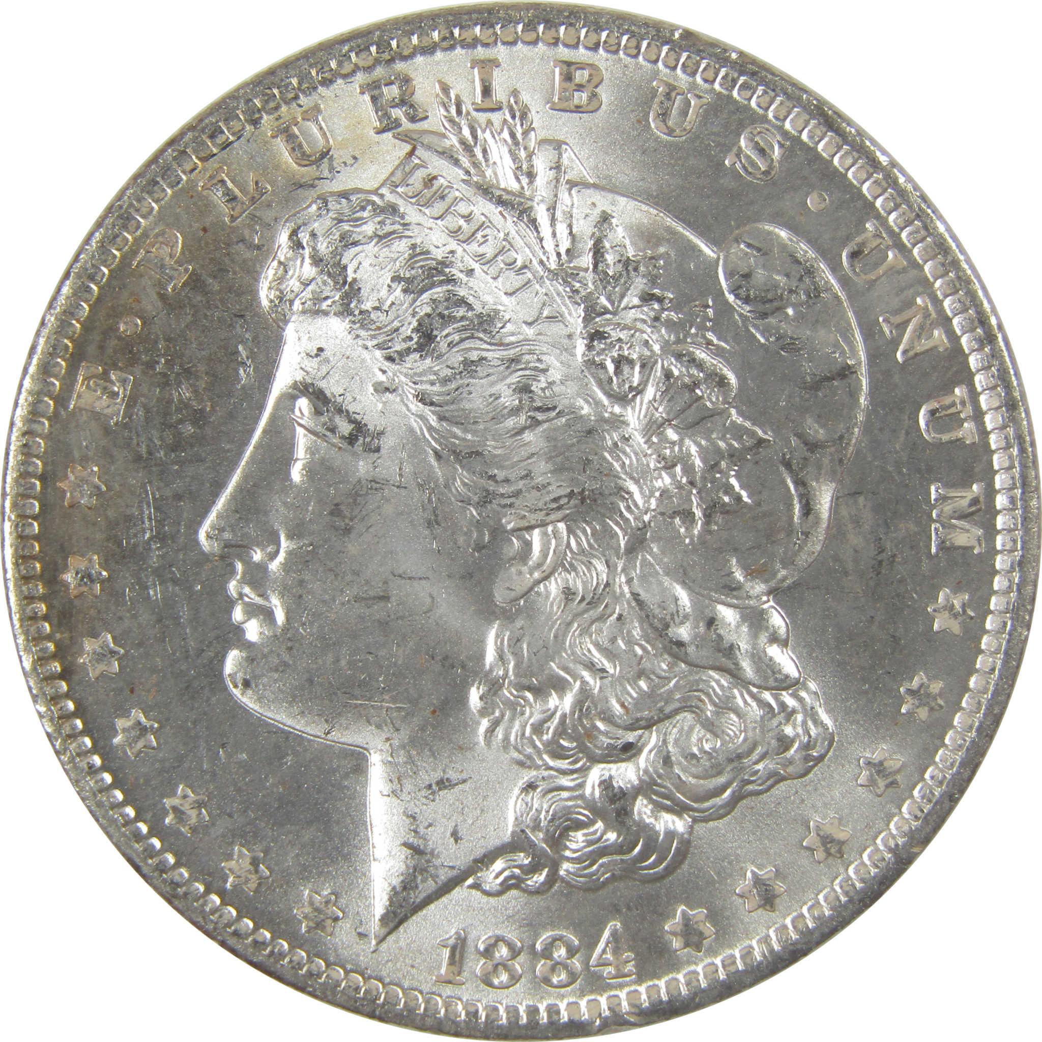 1884 O Morgan Silver Dollar BU Choice Uncirculated Toned SKU:I24199