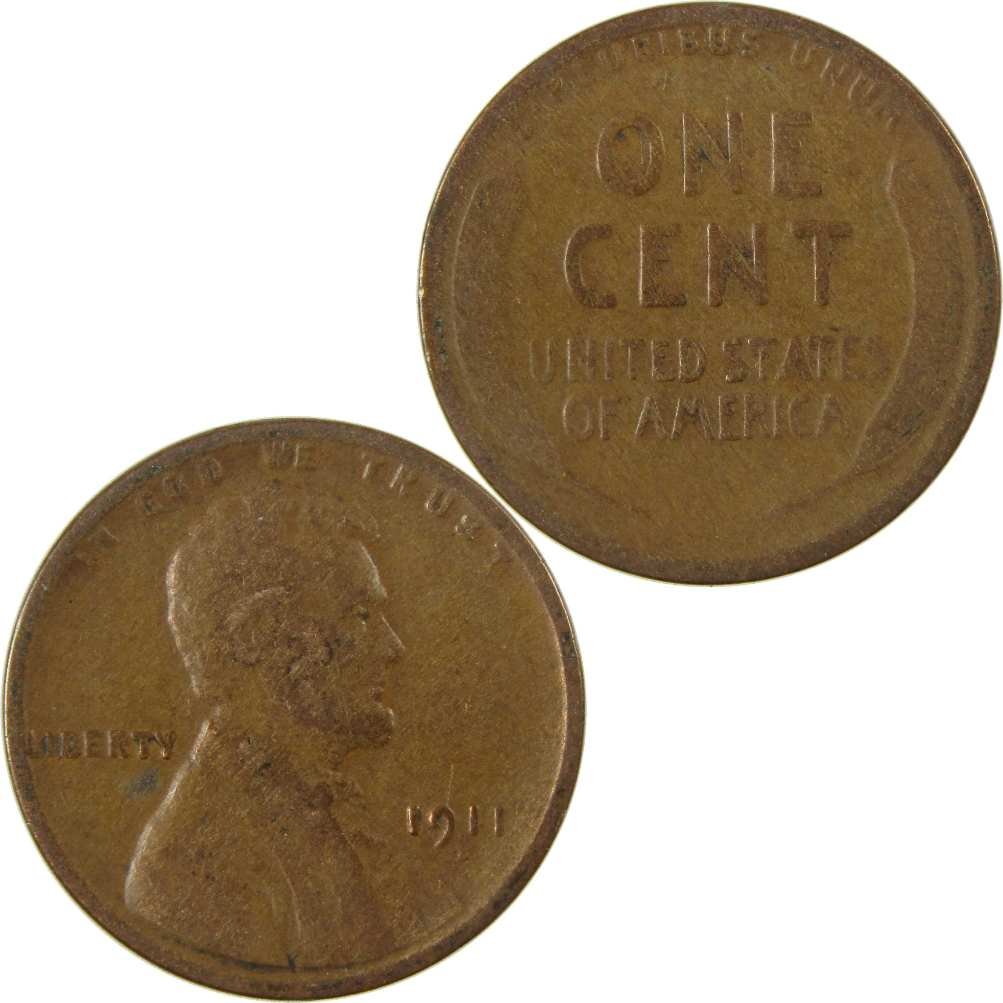 1911 D Lincoln Wheat Cent G Good Details Penny 1c Coin SKU:I26858