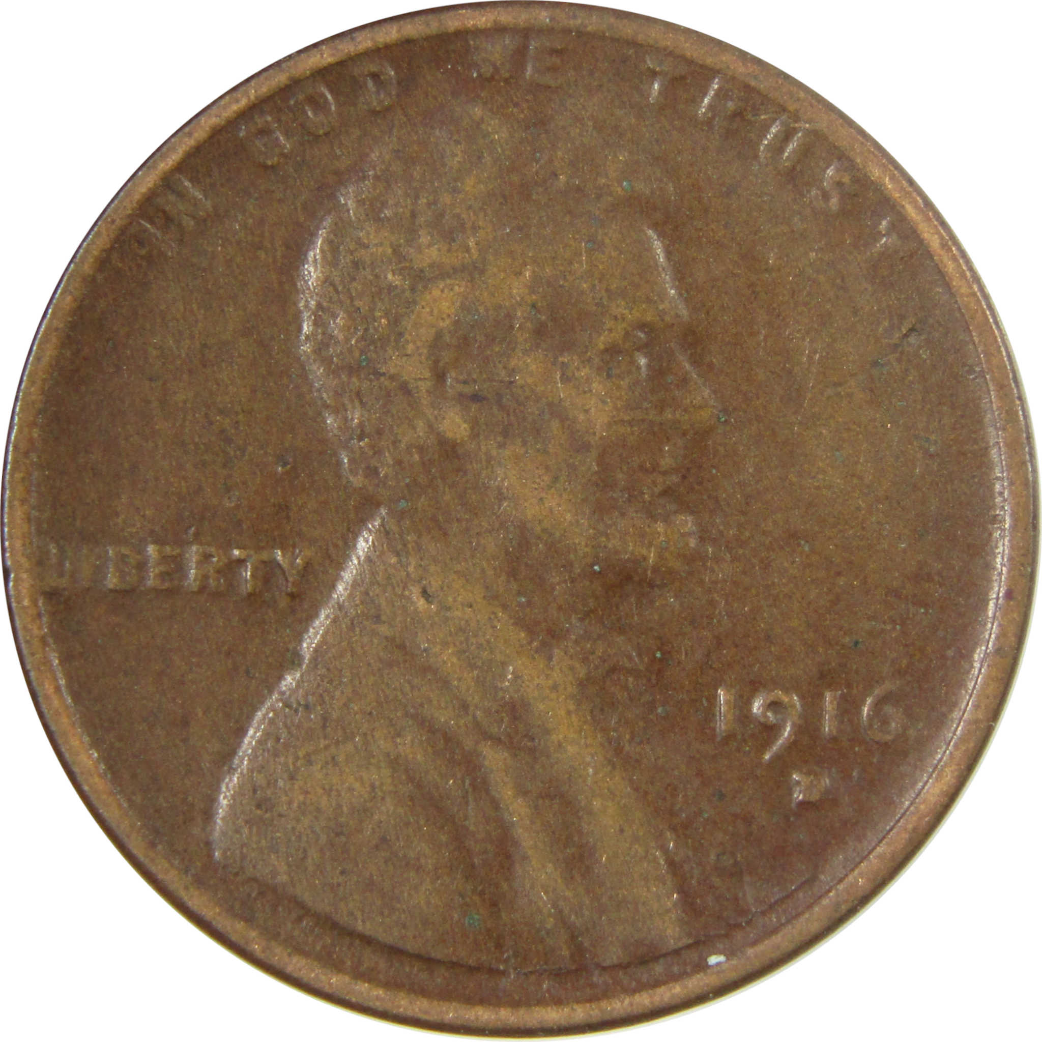 1916 D Lincoln Wheat Cent VF Very Fine Penny 1c Coin SKU:I26830
