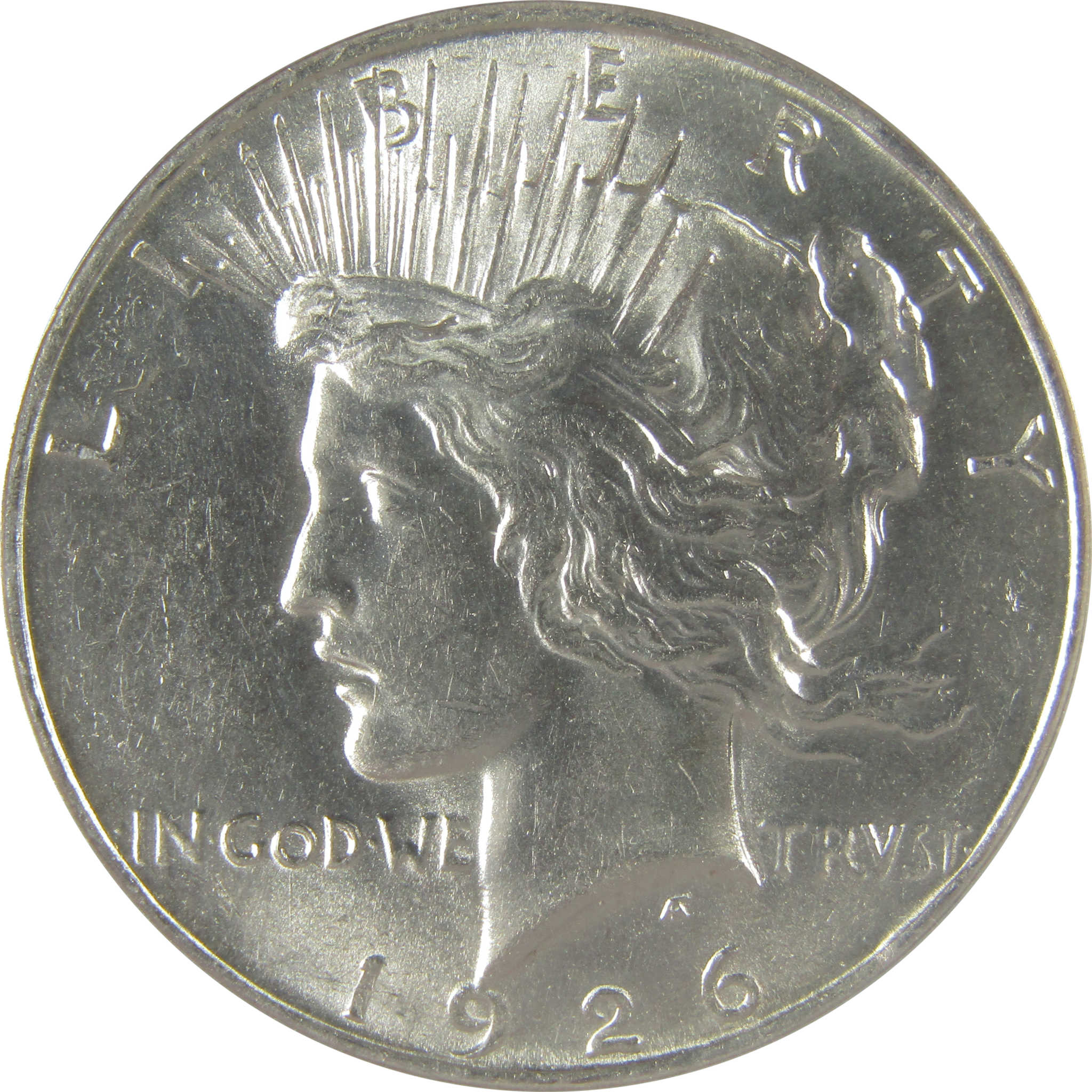 1926 D Peace Dollar MS 63 ANACS Silver Uncirculated $1 Coin SKU:I23063