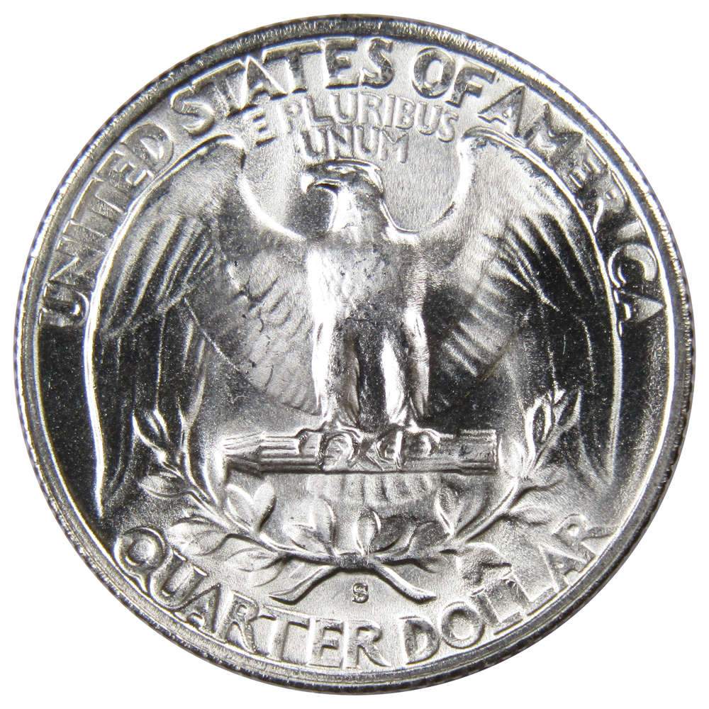 1946 S Washington Silver Quarter Uncirculated Mint State 25c Coin