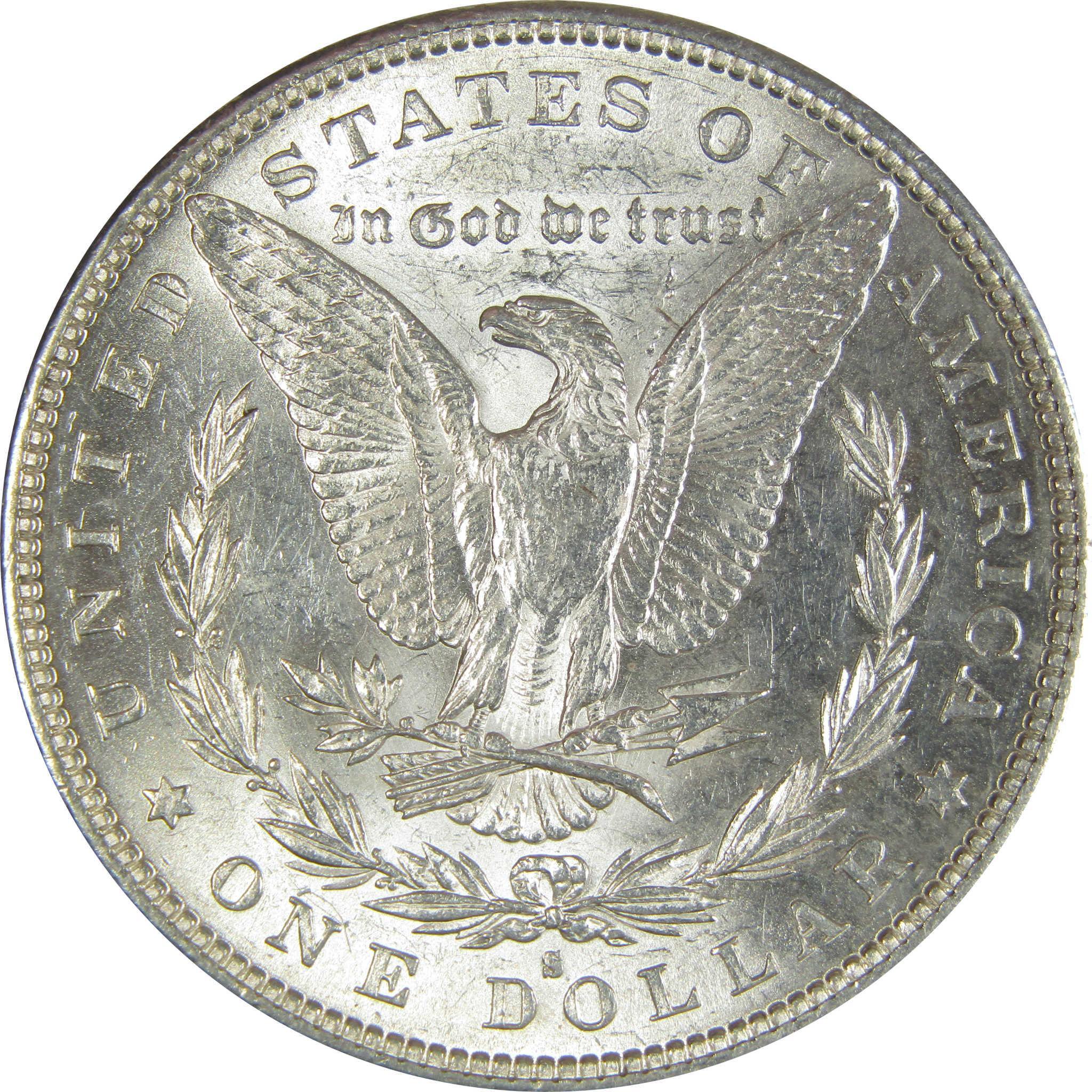 1885 S Morgan Dollar Borderline Uncirculated Silver $1 Coin SKU:I22545 - Morgan coin - Morgan silver dollar - Morgan silver dollar for sale - Profile Coins & Collectibles