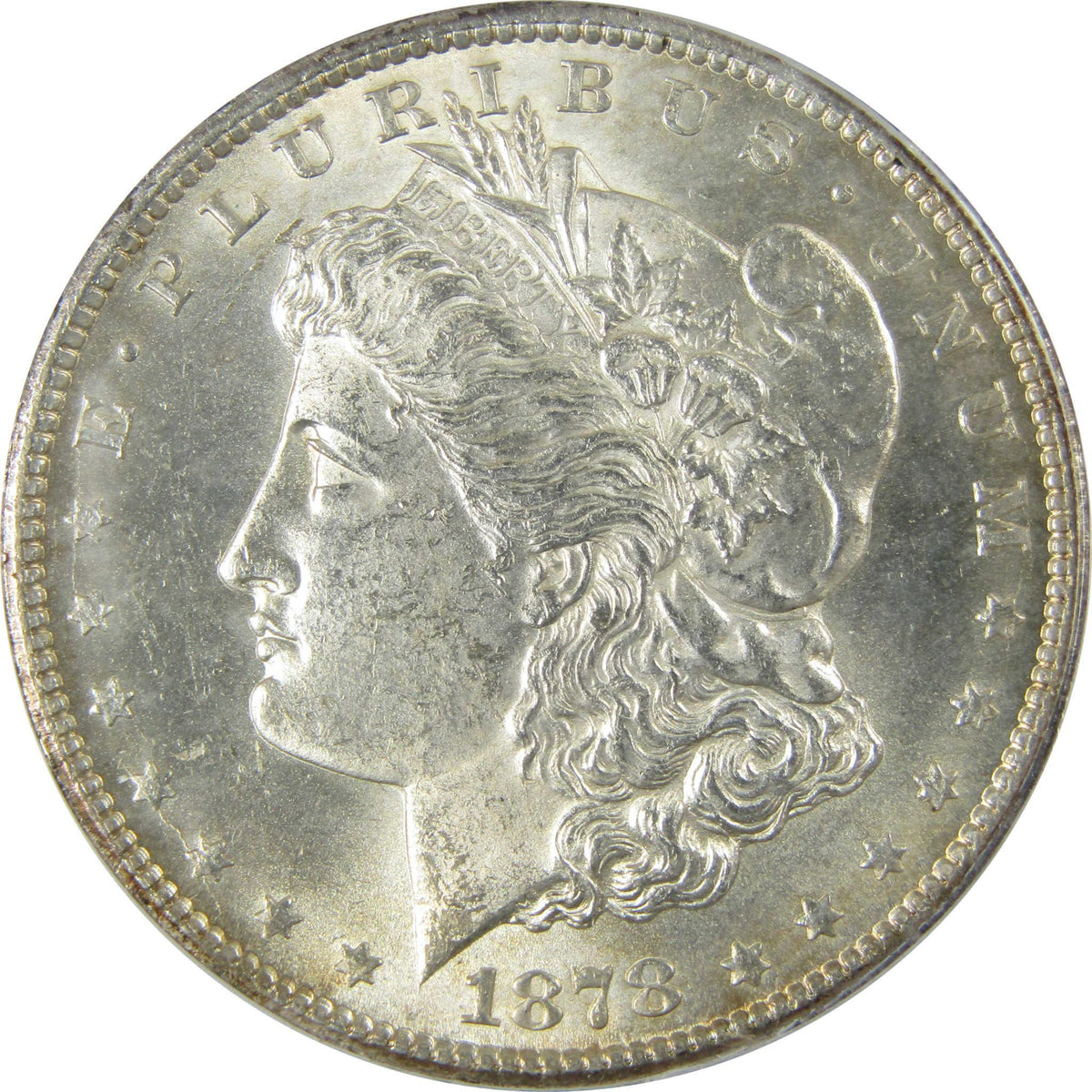 1878 CC Morgan Silver Dollar MS 63 ANACS Uncirculated SKU:CP619 - Morgan coin - Morgan silver dollar - Morgan silver dollar for sale - Profile Coins & Collectibles
