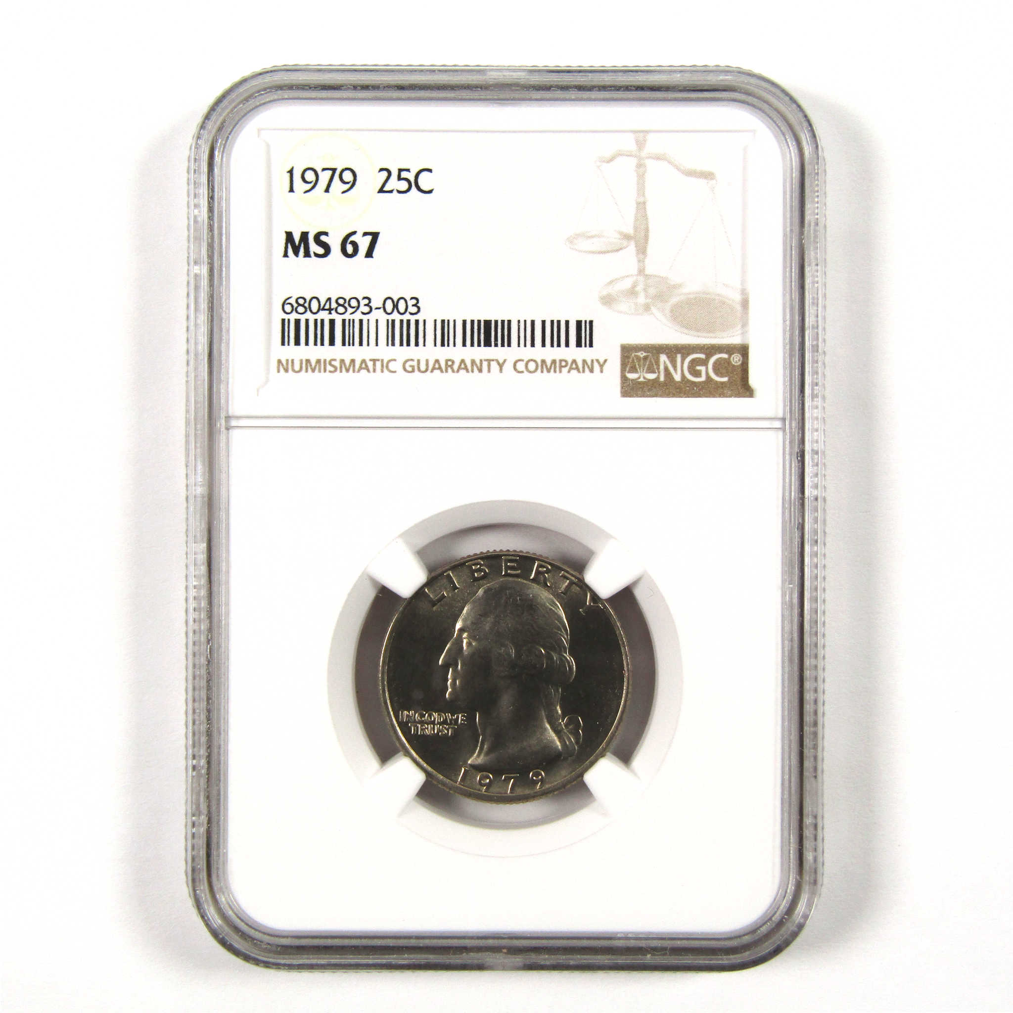 1979 Washington Quarter MS 67 NGC Clad 25c Uncirculated Coin SKU:I9533