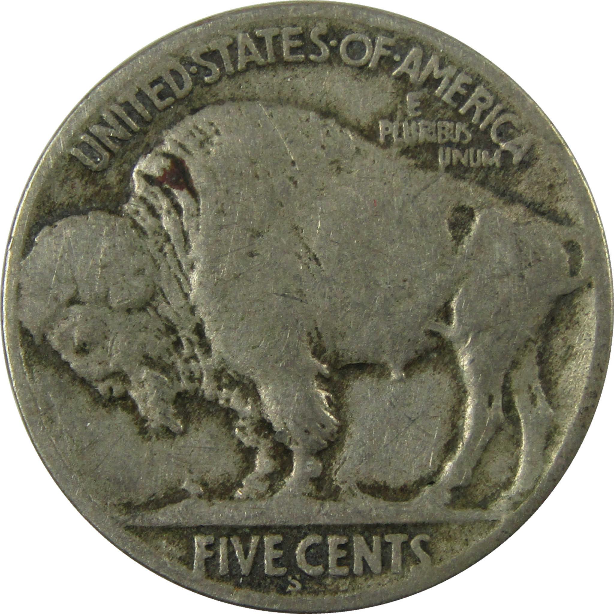 1926 S Indian Head Buffalo Nickel VG Very Good 5c Coin SKU:I27860